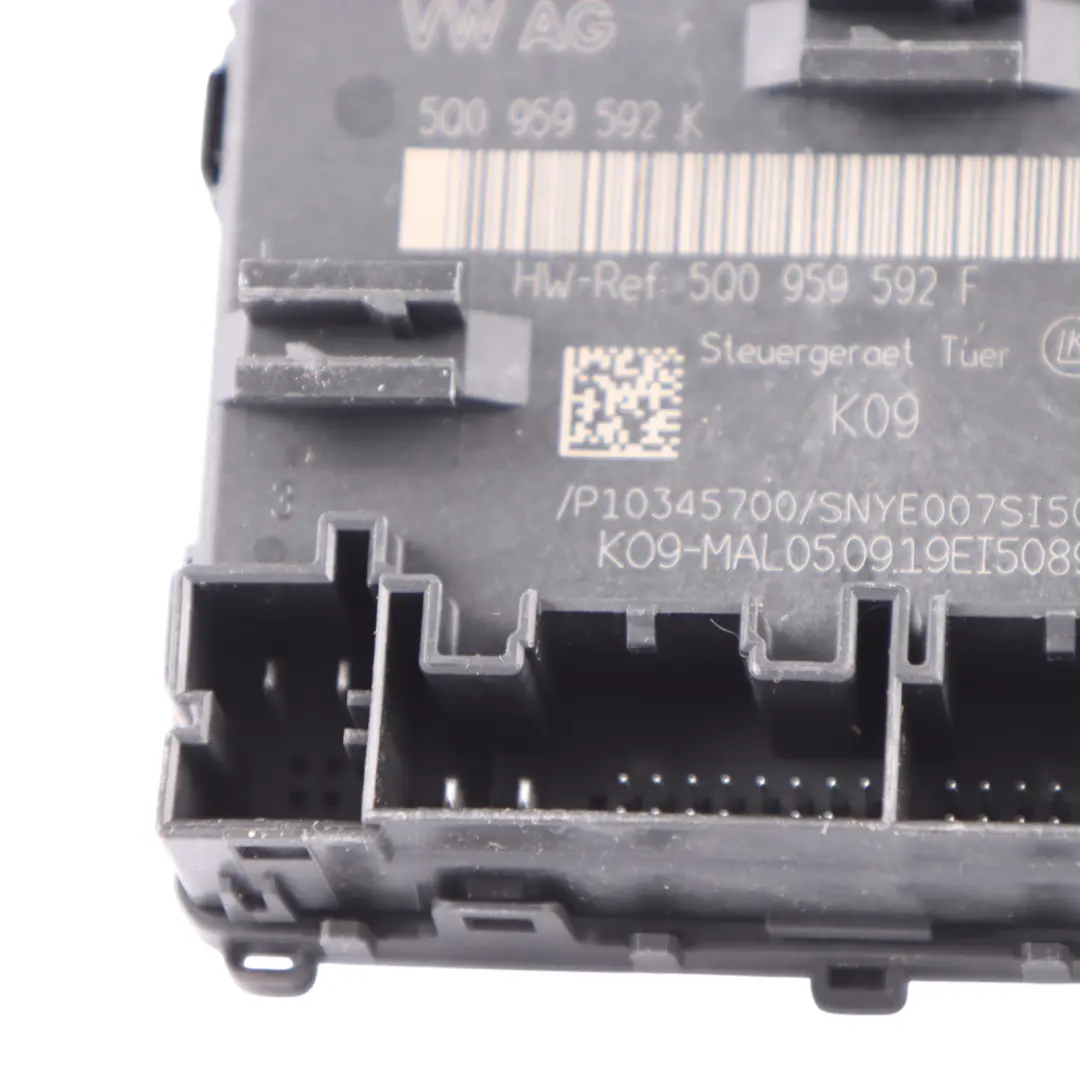 Tür Modul Audi A3 8V Volkswagen Golf 7 ECU Steuergerät Vorne Links für mit Teilenummer 5Q0959592F Tür Modul Audi A3 8V Volkswagen Golf 7 ECU Steuergerät Vorne Links - SKU 5Q0959592F - Teilenummer 5Q0959592F