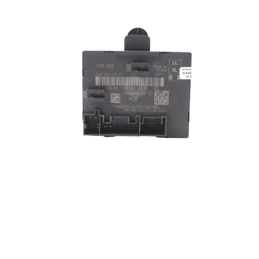 Audi A3 8V Rear Door Control Module Unit ECU Left Right N/O/S - SKU 5Q0959595B - Part number 5Q0959595B
