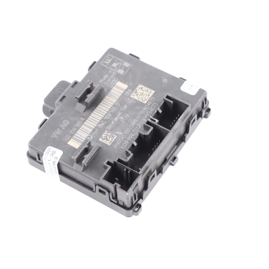 Door Control Module Unit ECU Left Right N/O/S to Audi A3 8V Rear with Part number 5Q0959595K Audi A3 8V Rear Door Control Module Unit ECU Left Right N/O/S - SKU 5Q0959595K - Part number 5Q0959595K