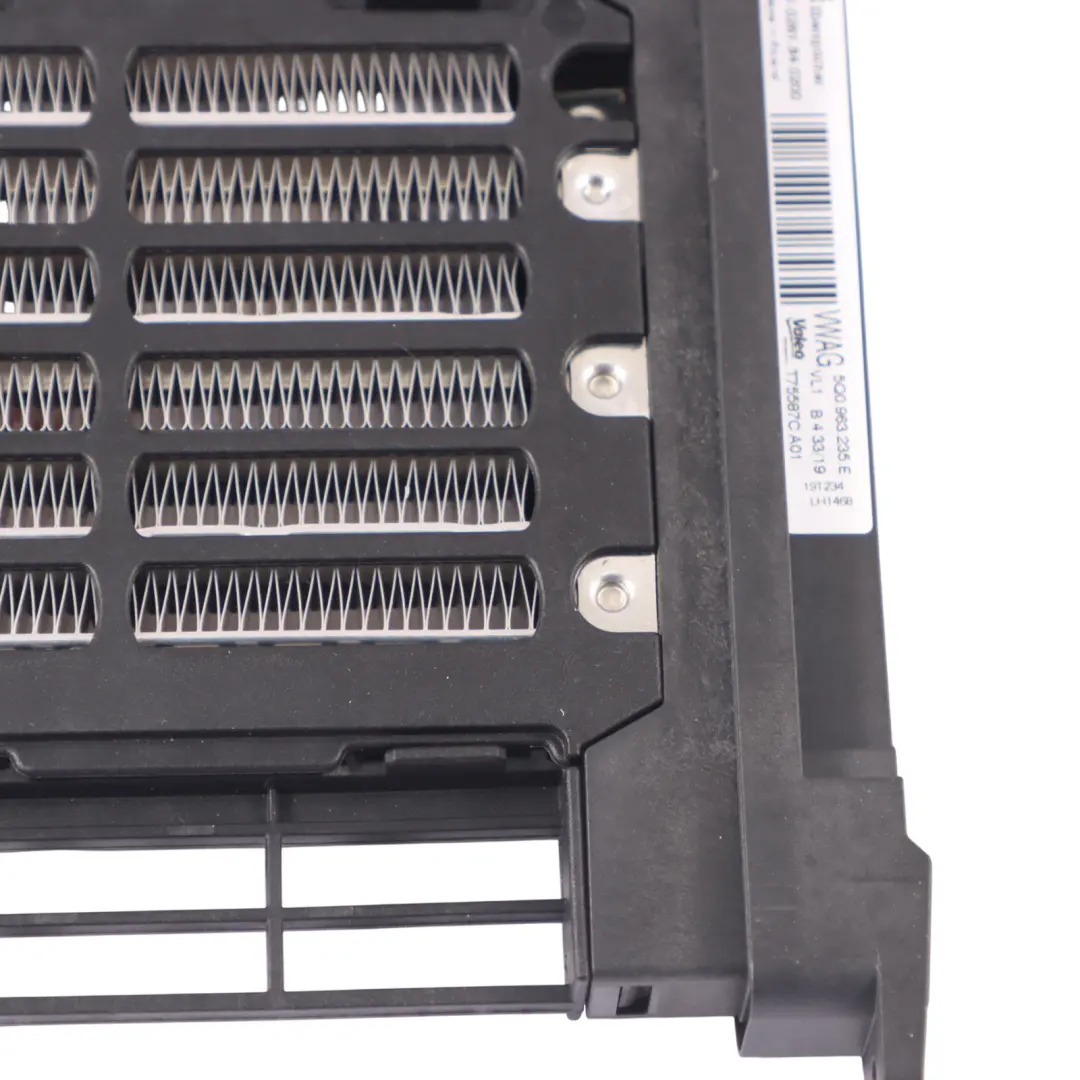 Elektrische Heizung AUDI A3 8V VW Golf 7 Hilfs Matrix Element für mit Teilenummer 5Q0963235E Elektrische Heizung AUDI A3 8V VW Golf 7 Hilfs Matrix Element - SKU 5Q0963235E - Teilenummer 5Q0963235E