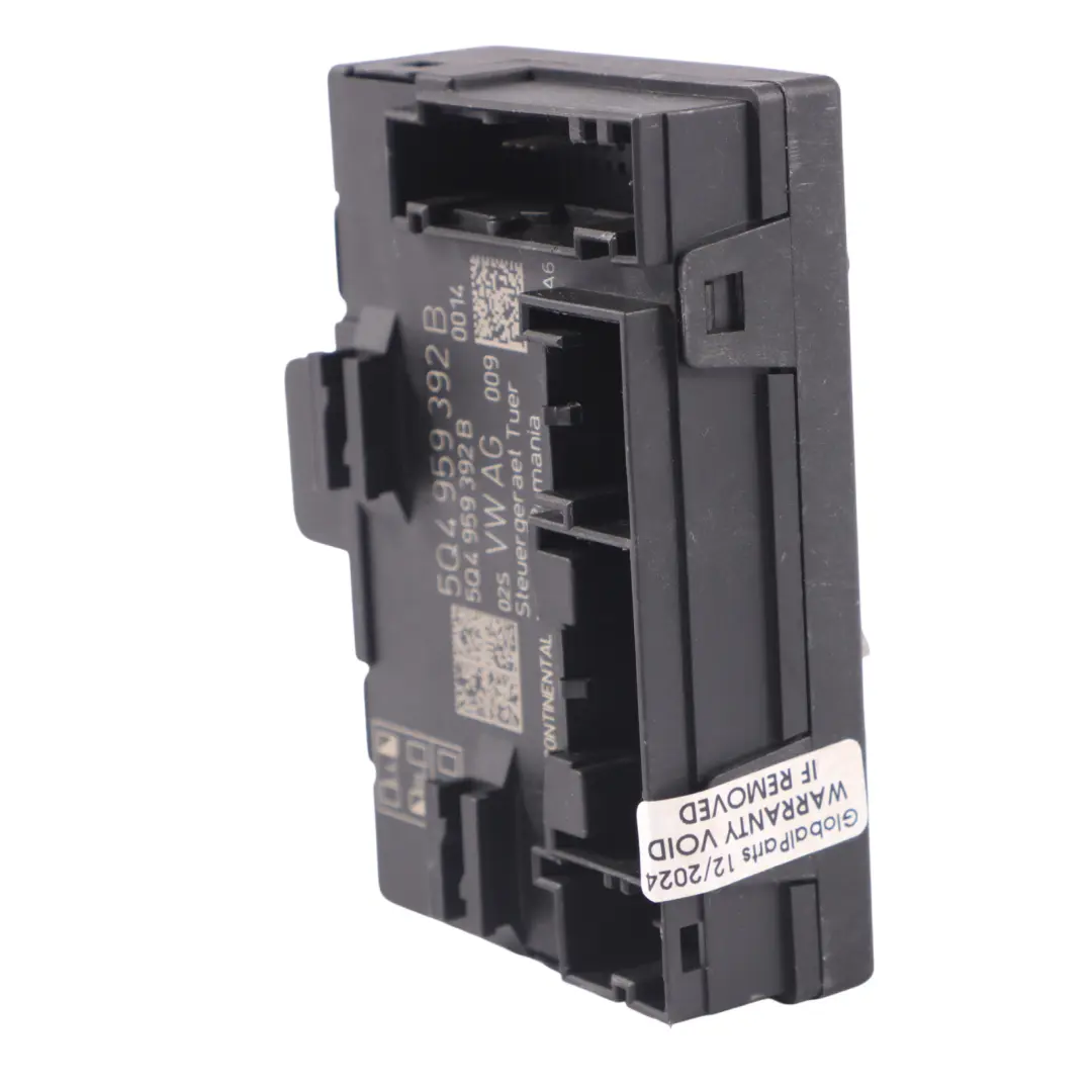Front Door Control Module Unit Passenger Side to Skoda Octavia 5E with Part number 5Q4959392B Skoda Octavia 5E Front Door Control Module Unit Passenger Side - SKU 5Q4959392B - Part number 5Q4959392B