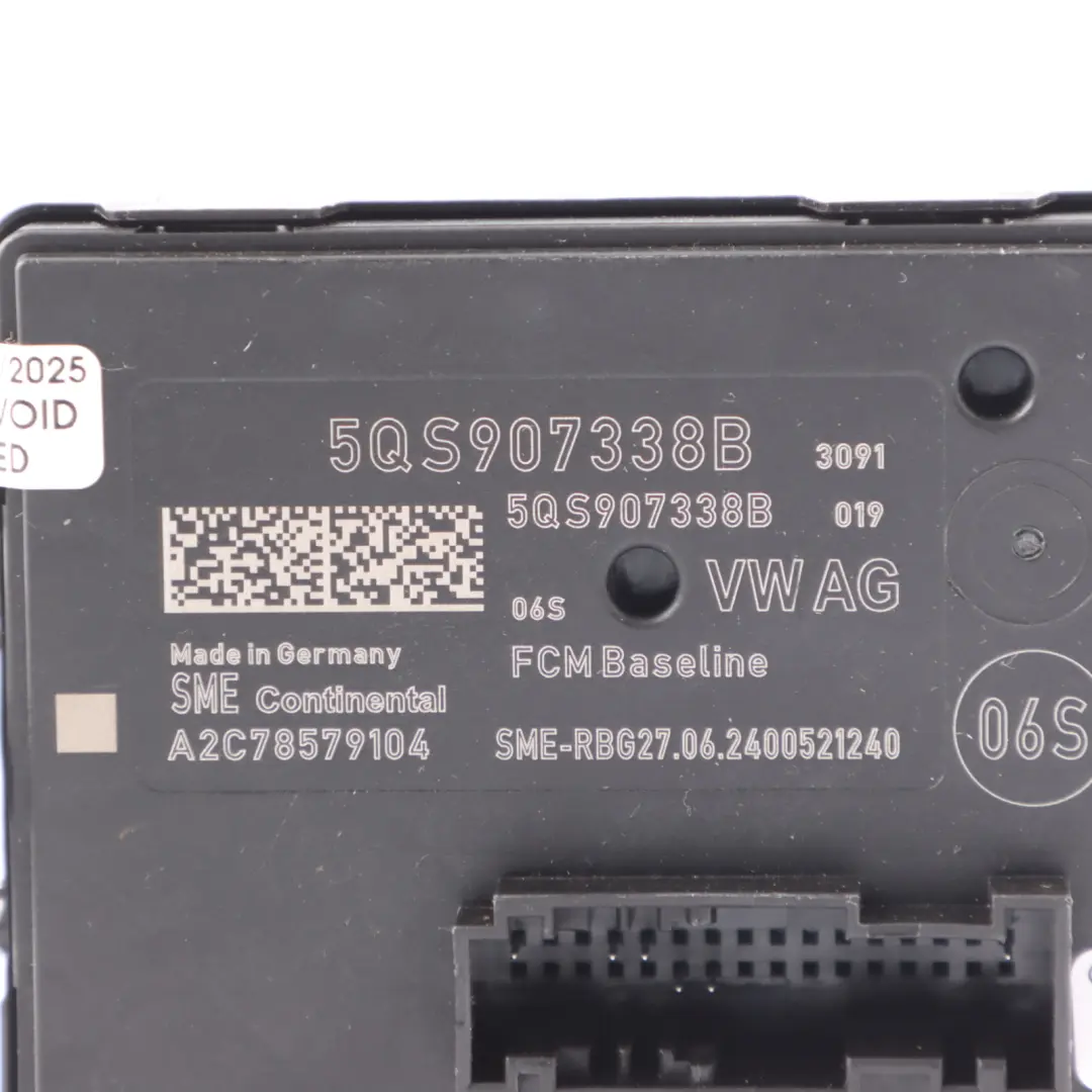 Audi A3 S3 8Y Headlight Head Light Lamp Range Control Unit Module ECU - SKU 5QS907338B - Part number 5QS907338B