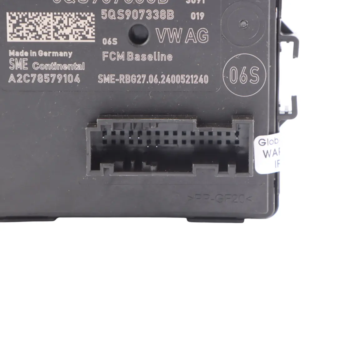 Audi A3 S3 8Y Headlight Head Light Lamp Range Control Unit Module ECU - SKU 5QS907338B - Part number 5QS907338B