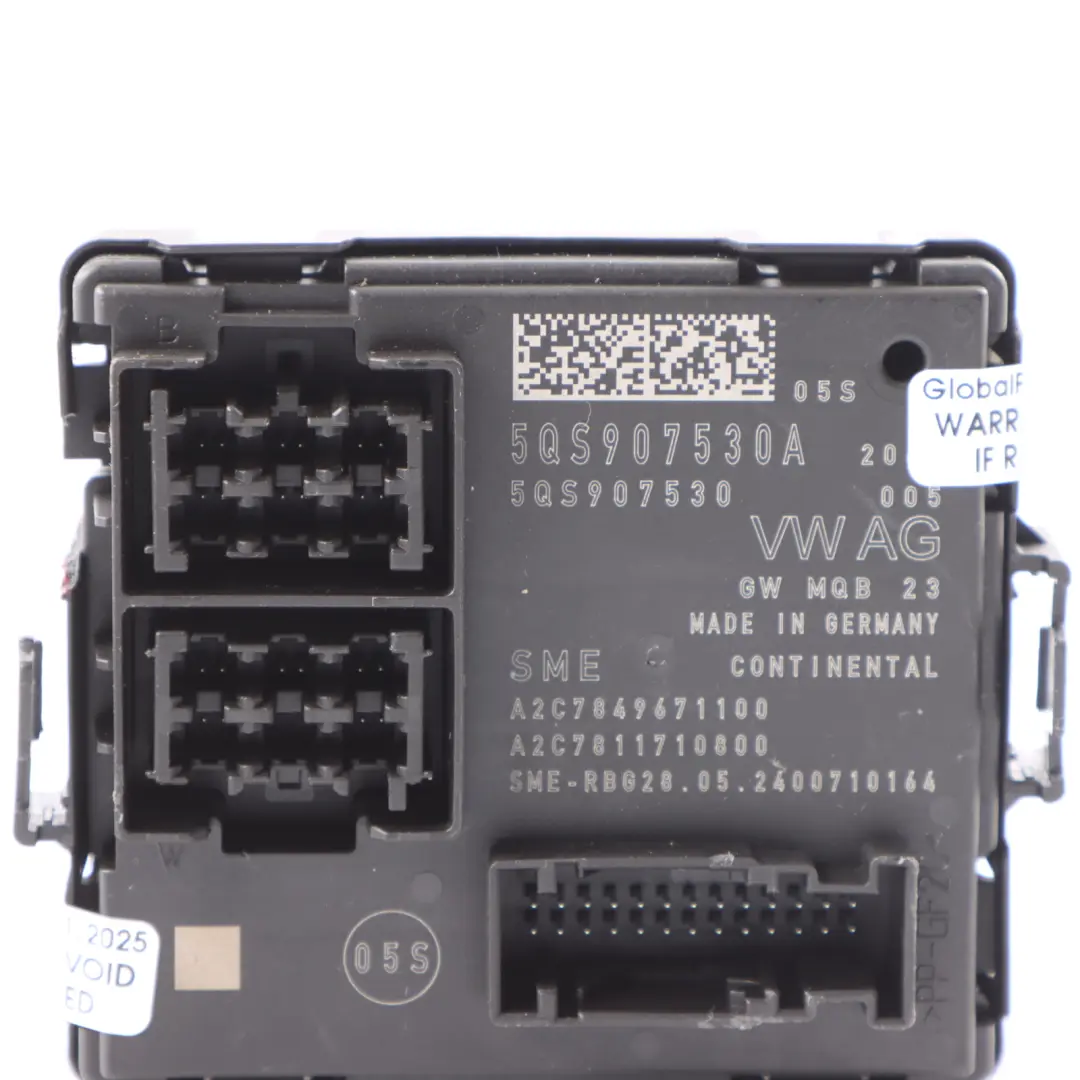 Audi S3 8Y Interfaccia Diagnostica Bus Dati Gateway Unità Controllo - SKU 5QS907530A - Numero di parte 5QS907530A