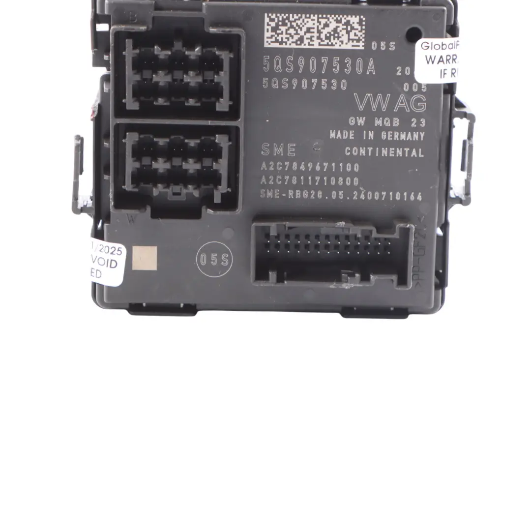 8Y Interfaccia Diagnostica Bus Dati Gateway Unità Controllo per Audi S3 con numero di parte 5QS907530A Audi S3 8Y Interfaccia Diagnostica Bus Dati Gateway Unità Controllo - SKU 5QS907530A - Numero di parte 5QS907530A