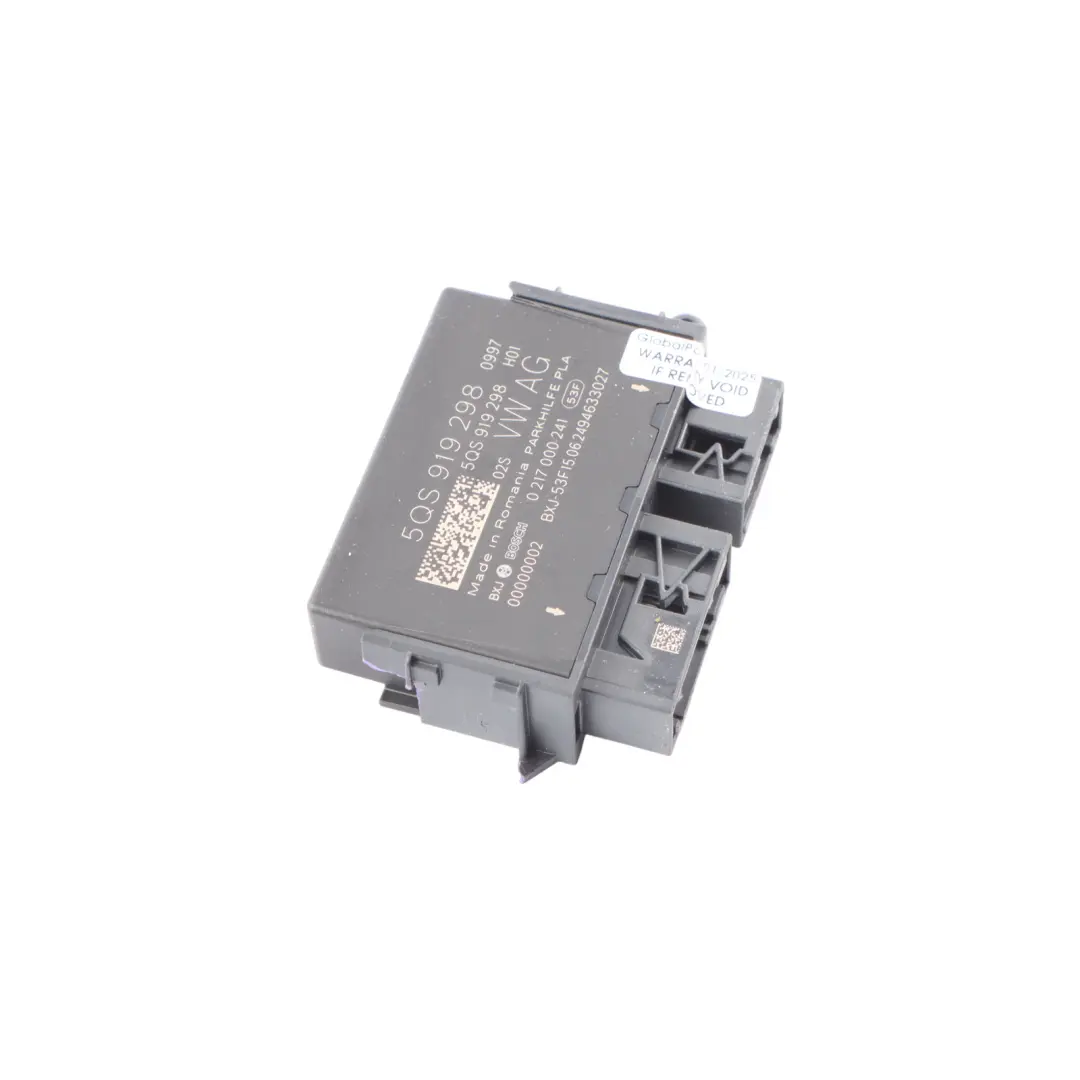 Audi A3 S3 8Y VW Caddy SB Mk4 Parking Sensor Module Control Unit - SKU 5QS919298 - Part number 5QS919298