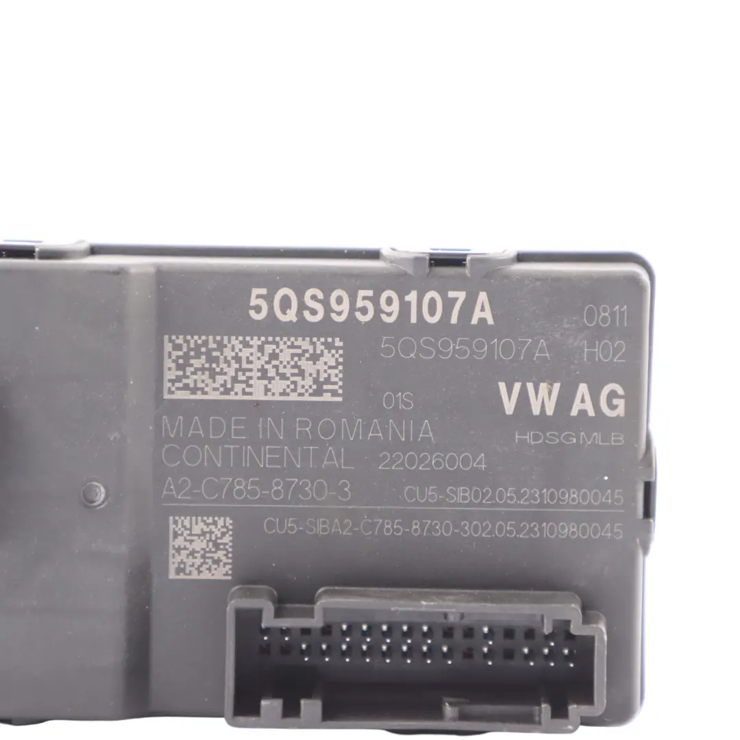 8Y Rear Boot Trunk Lid Tailgate Control Unit Module ECU to Audi S3 with Part number 5QS959107A Audi S3 8Y Rear Boot Trunk Lid Tailgate Control Unit Module ECU - SKU 5QS959107A - Part number 5QS959107A