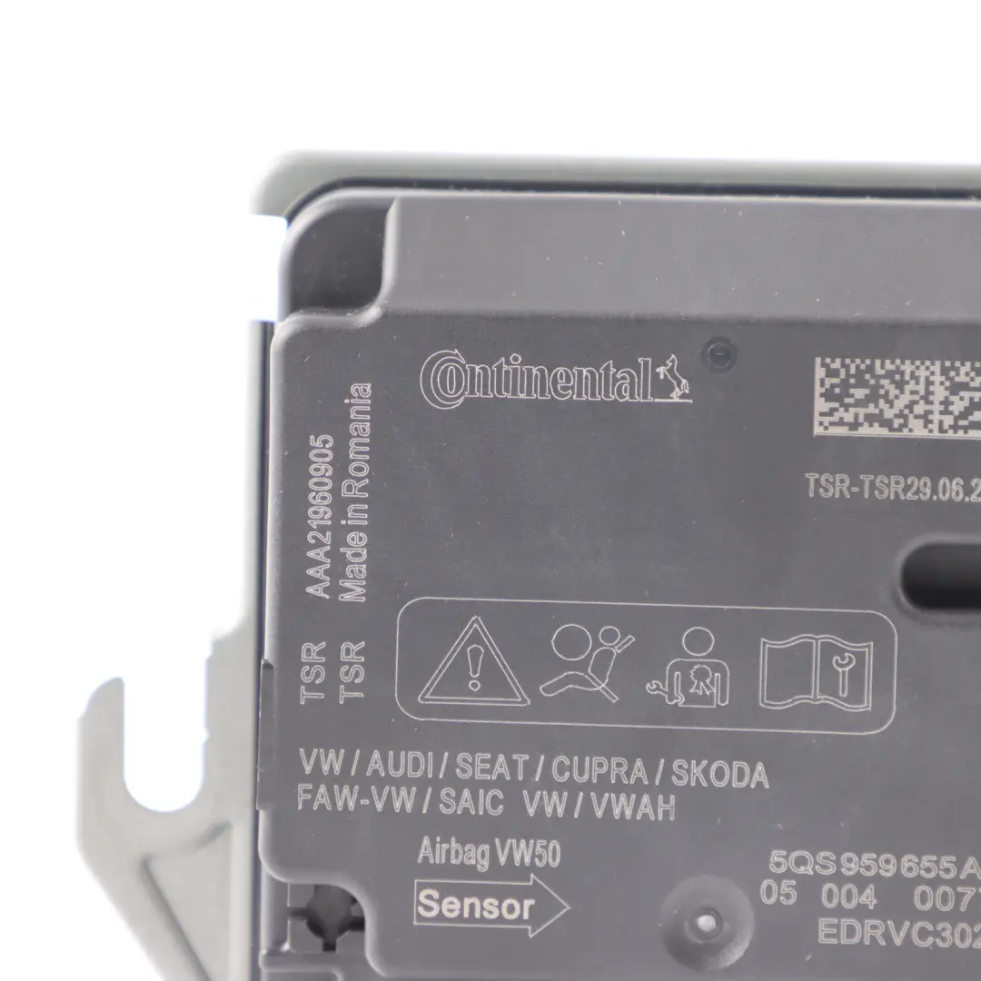 8Y Air Module Crash Impact Sensor Unit Control ECU to Audi A3 S3 with Part number 5QS959655A Audi A3 S3 8Y Air Module Crash Impact Sensor Unit Control ECU - SKU 5QS959655A - Part number 5QS959655A