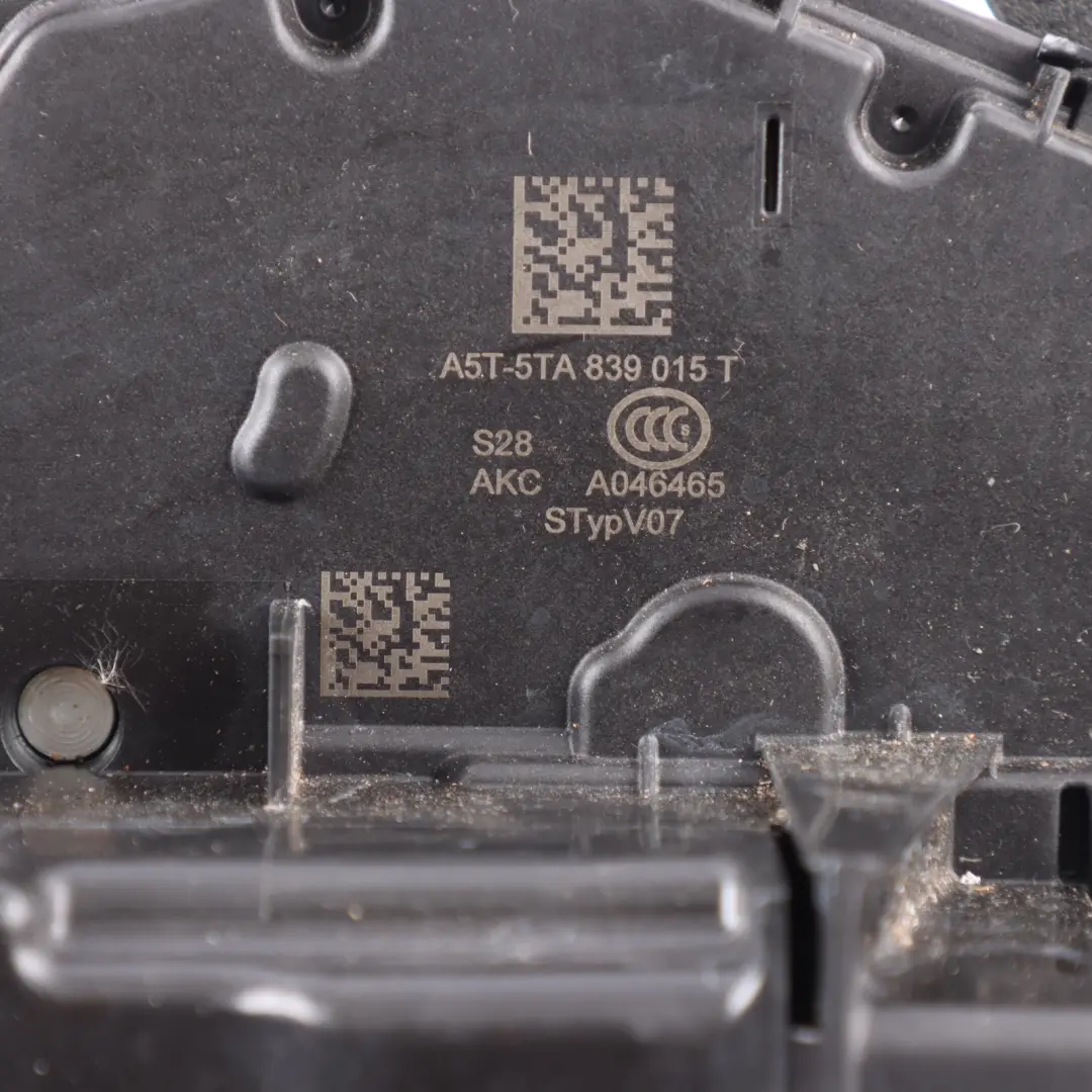 Audi A3 8Y Q3 F3 Rear Door Lock Latch Mechanism Actuator Left N/S - SKU 5TA839015T - Part number 5TA839015T