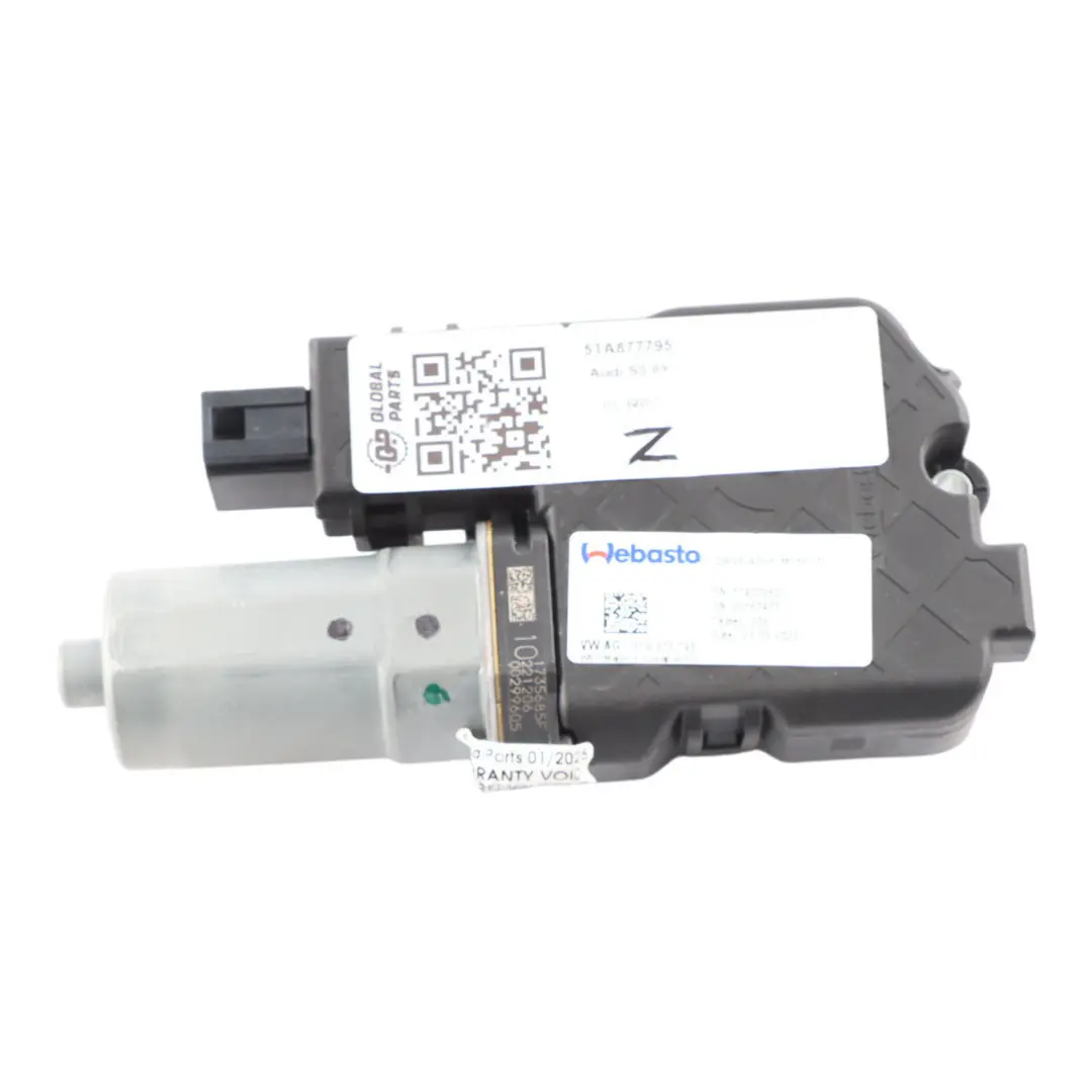 8Y Tetto Panoramico Attuatore Motore Regolatore per Audi S3 con numero di parte 5TA877795 Audi S3 8Y Tetto Panoramico Attuatore Motore Regolatore - SKU 5TA877795 - Numero di parte 5TA877795