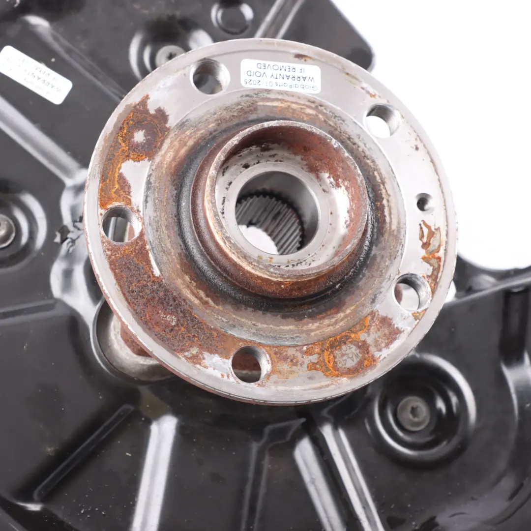 8Y Mozzo ruota posteriore sinistro sterzo piastra freno per Audi A3 S3 con numero di parte 5WA505435G Audi A3 S3 8Y Mozzo ruota posteriore sinistro sterzo piastra freno - SKU 5WA505435G - Numero di parte 5WA505435G