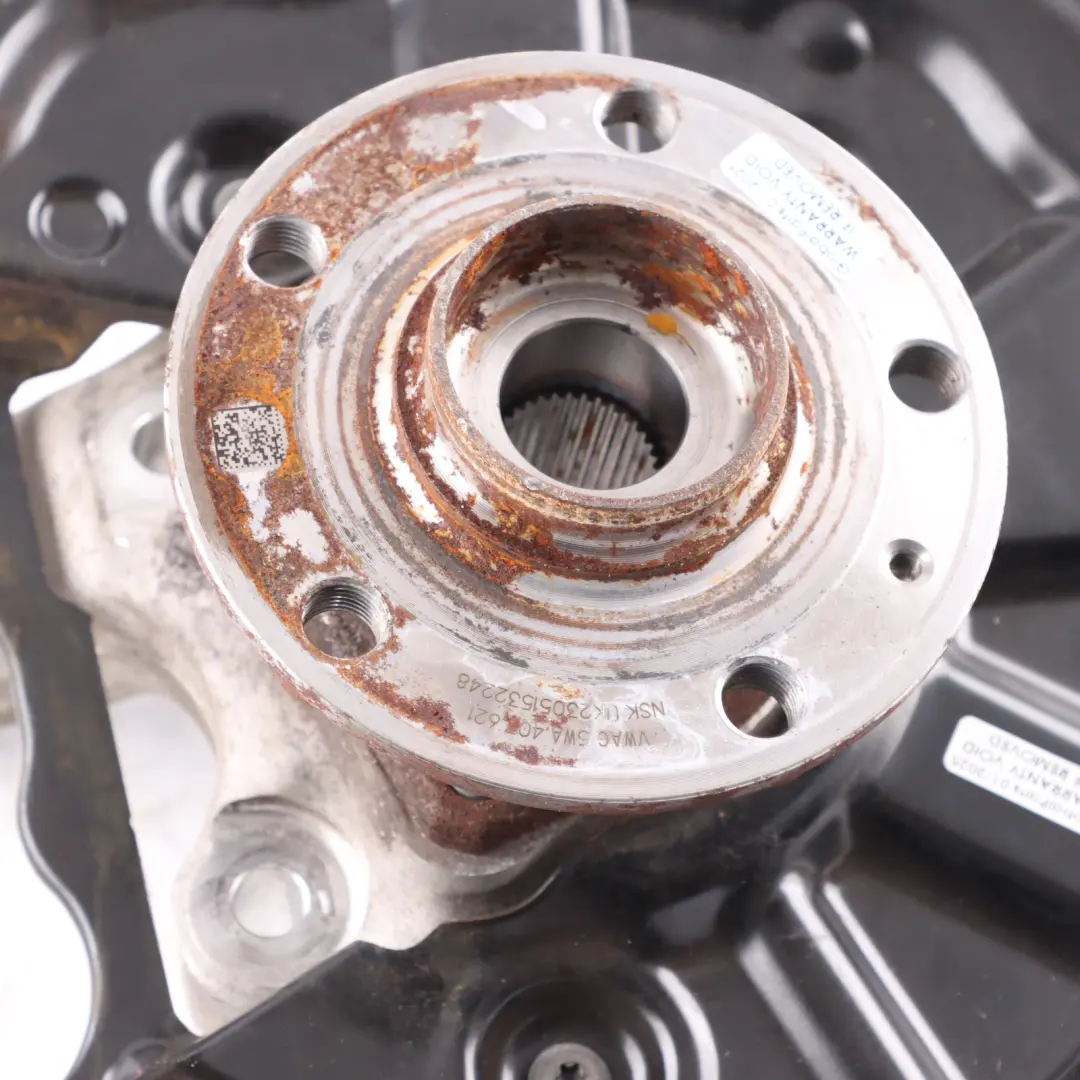 Audi A3 S3 8Y Cubo rueda trasero derecho Muñón dirección Placa freno - SKU 5WA505436G - Número de pieza 5WA505436G