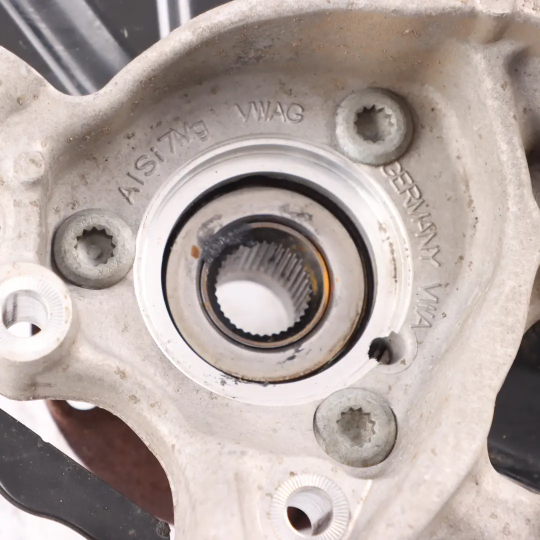 Audi A3 S3 8Y Wheel Hub Rear Right O/S Steering Knuckle Brake Plate - SKU 5WA505436G - Part number 5WA505436G
