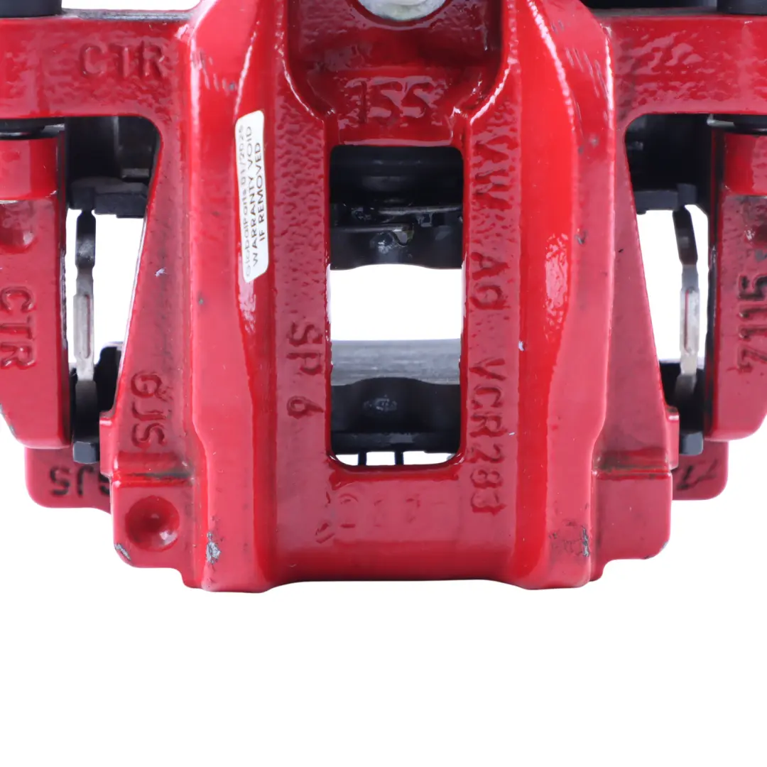 Audi A3 S3 8Y Brake Caliper Rear Left N/S Wheel Brake Unit Red - SKU 5WA615423E - Part number 5WA615423E