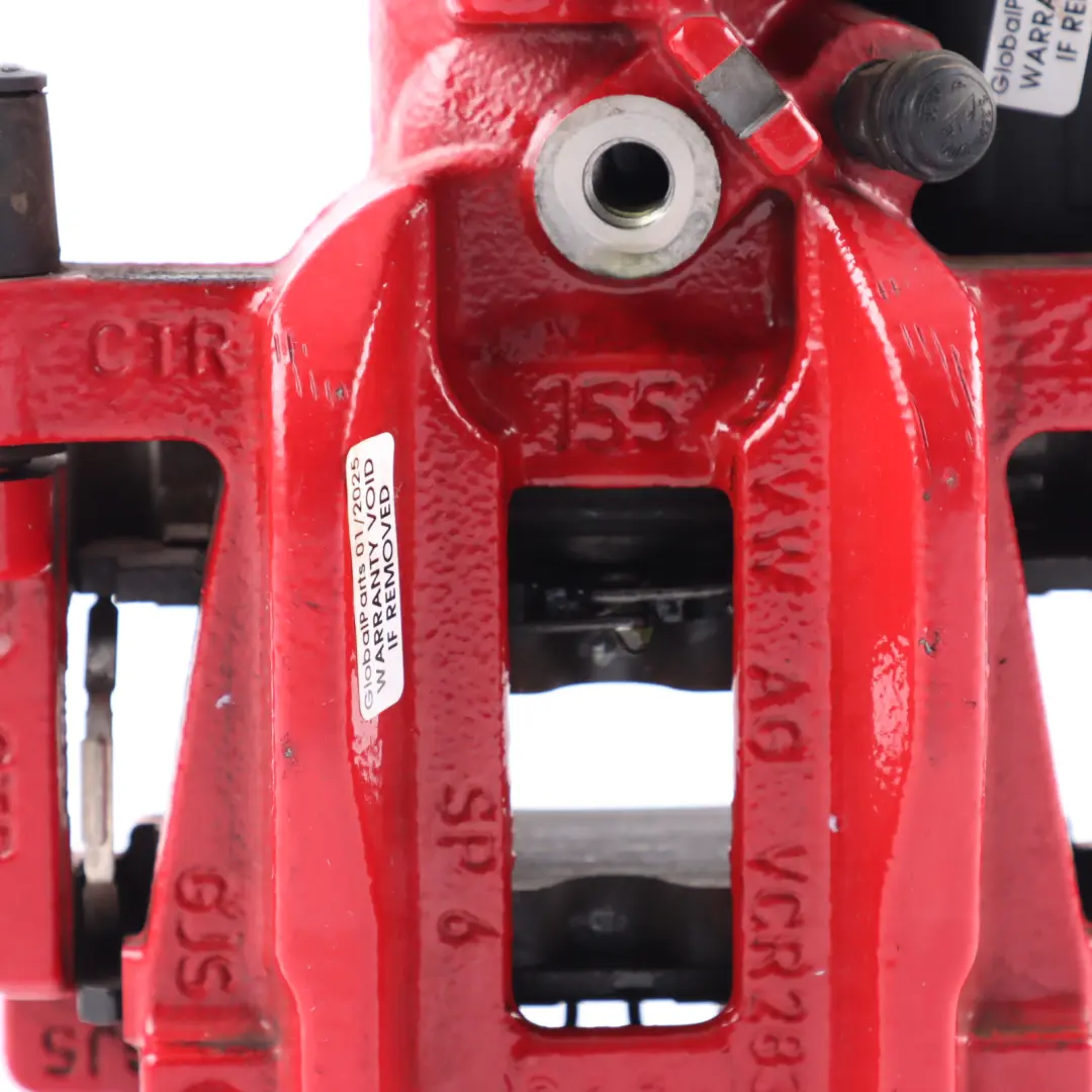 Audi A3 S3 8Y Brake Caliper Rear Left N/S Wheel Brake Unit Red - SKU 5WA615423E - Part number 5WA615423E