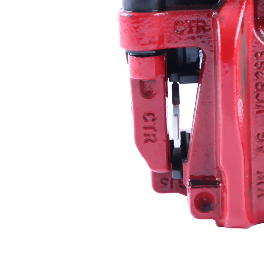 Audi A3 S3 8Y Pinza freno posteriore destra Unità freno ruota rossa - SKU 5WA615424E - Numero di parte 5WA615424E