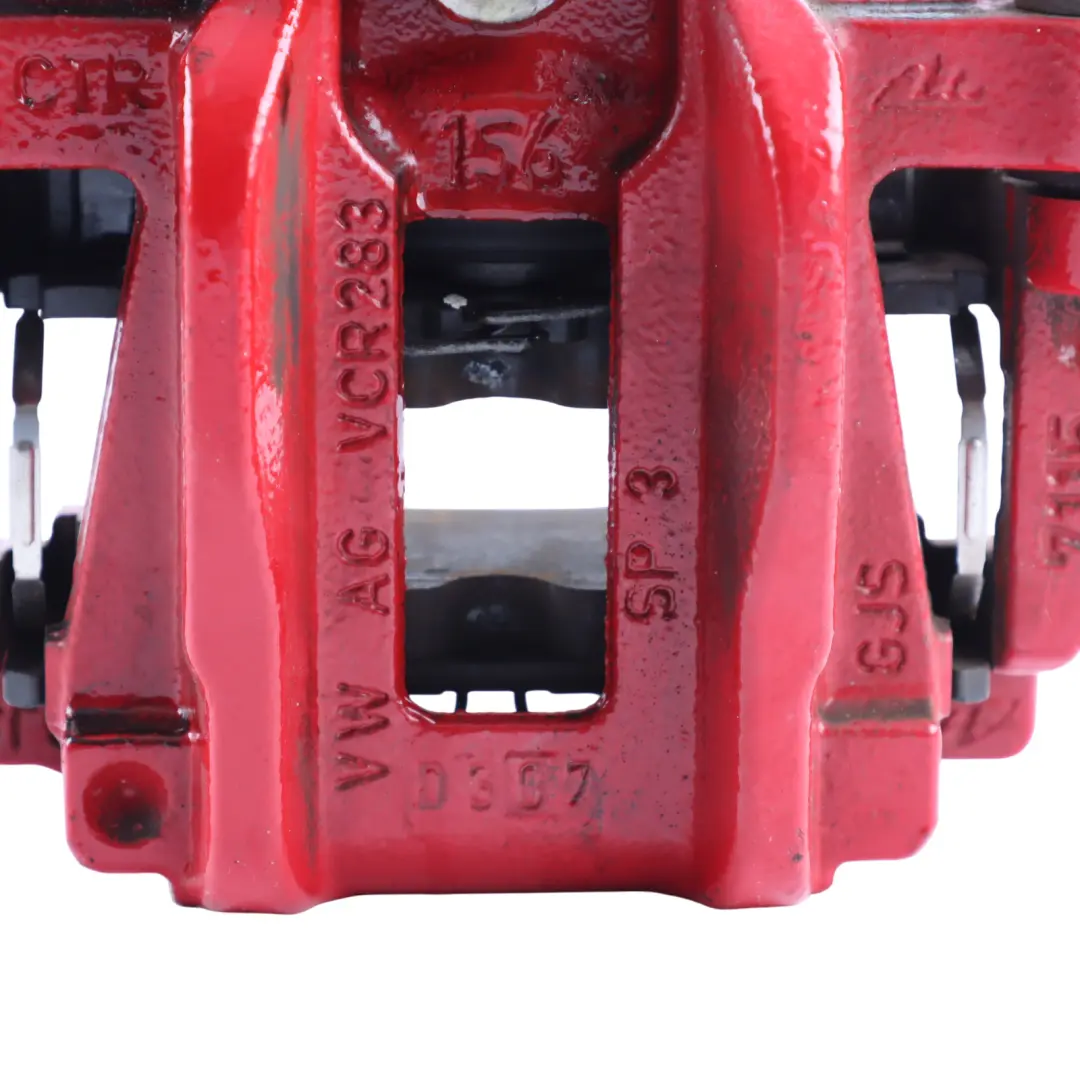 8Y Pinza freno posteriore destra Unità freno ruota rossa per Audi A3 S3 con numero di parte 5WA615424E Audi A3 S3 8Y Pinza freno posteriore destra Unità freno ruota rossa - SKU 5WA615424E - Numero di parte 5WA615424E