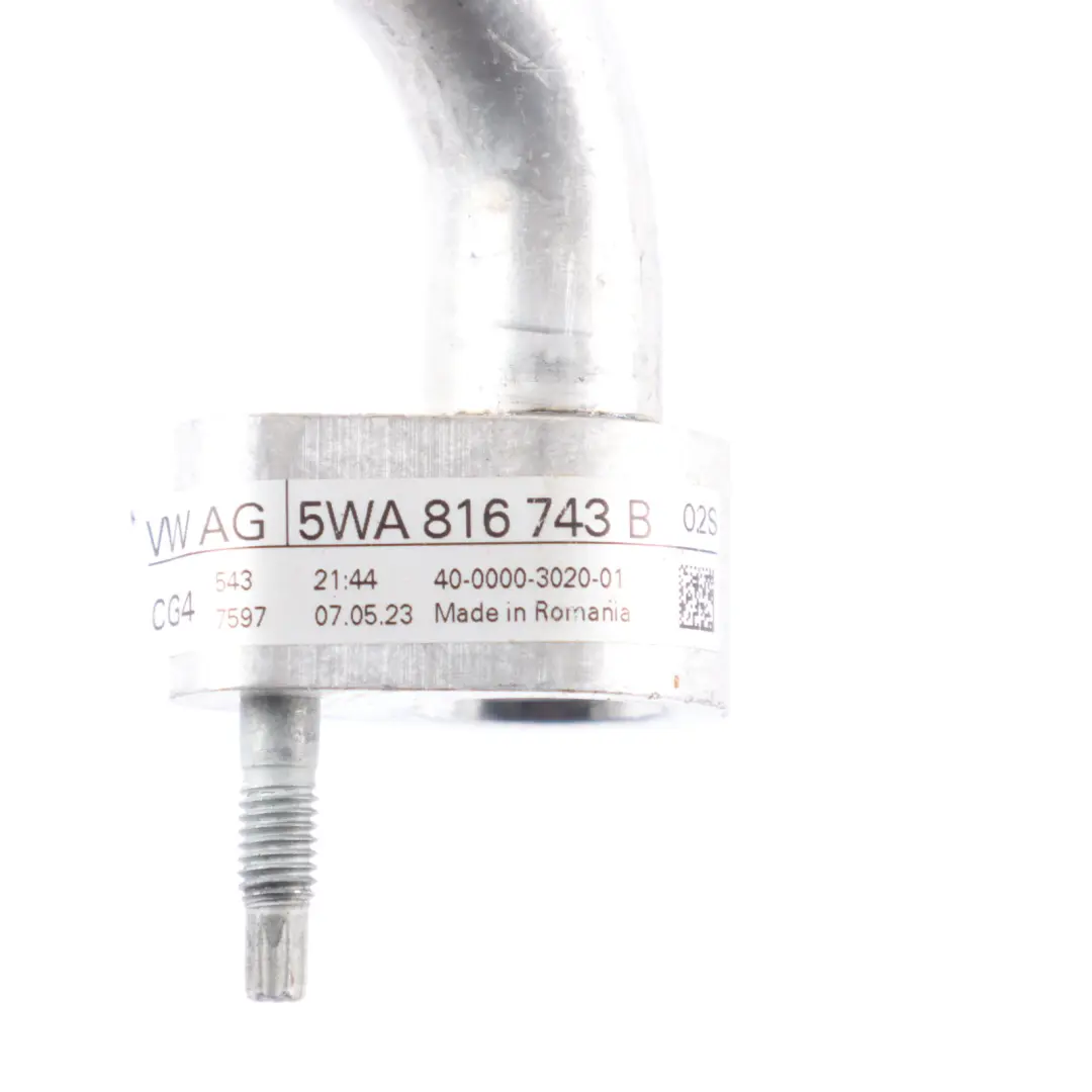  Tubo aria condizionata VW Golf 8 AUDI A3 8Y 2.0 TFSI aria A/C - SKU 5WA816743B - Numero di parte 5WA816743B