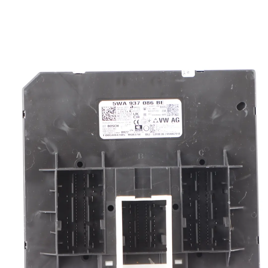 Audi S3 8Y Module BCM Body Control Unit Module ECU - SKU 5WA937086BE - Part number 5WA937086BE