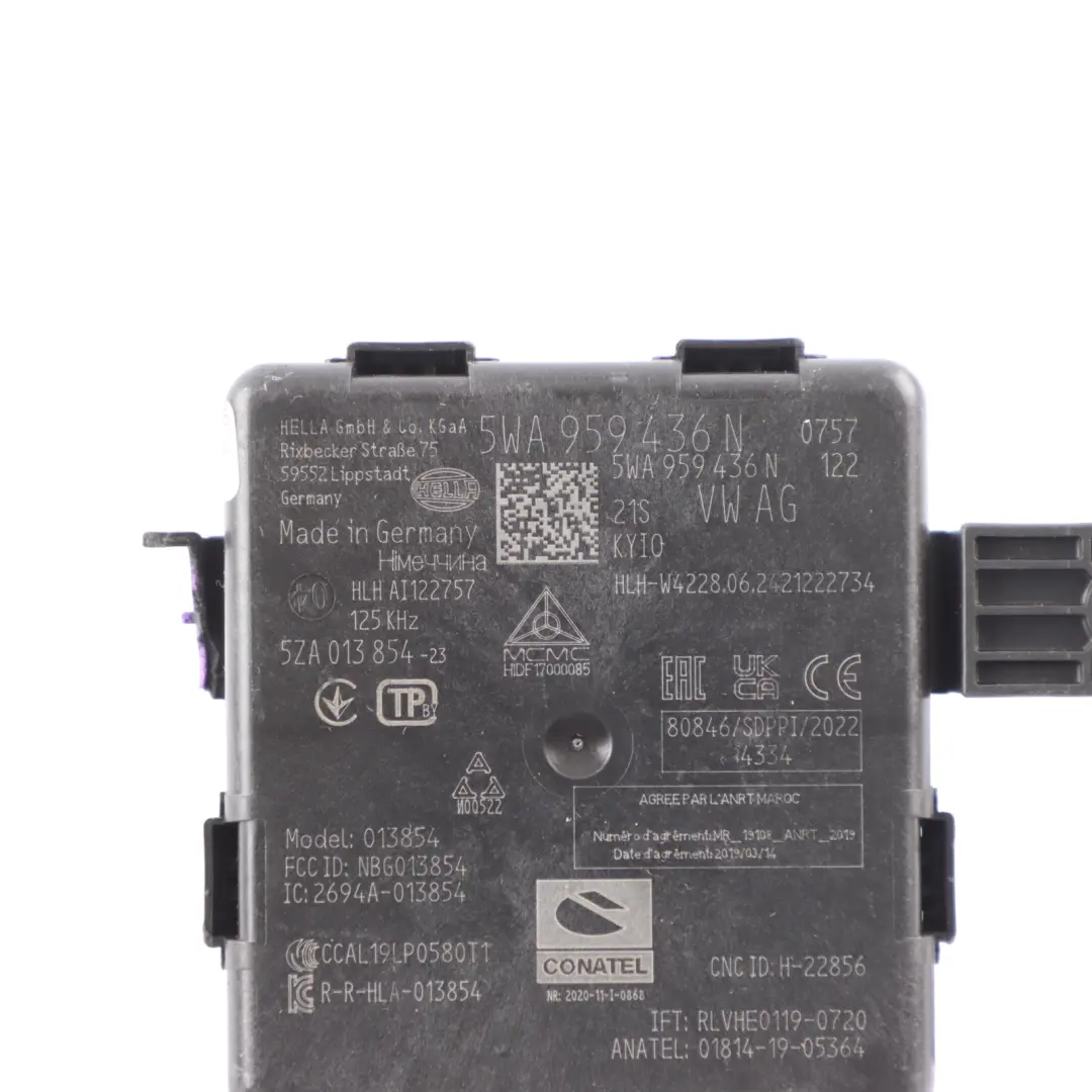 8Y Keyless Control Module Unit ECU to Audi S3 with Part number 5WA959436N Audi S3 8Y Keyless Control Module Unit ECU - SKU 5WA959436N - Part number 5WA959436N