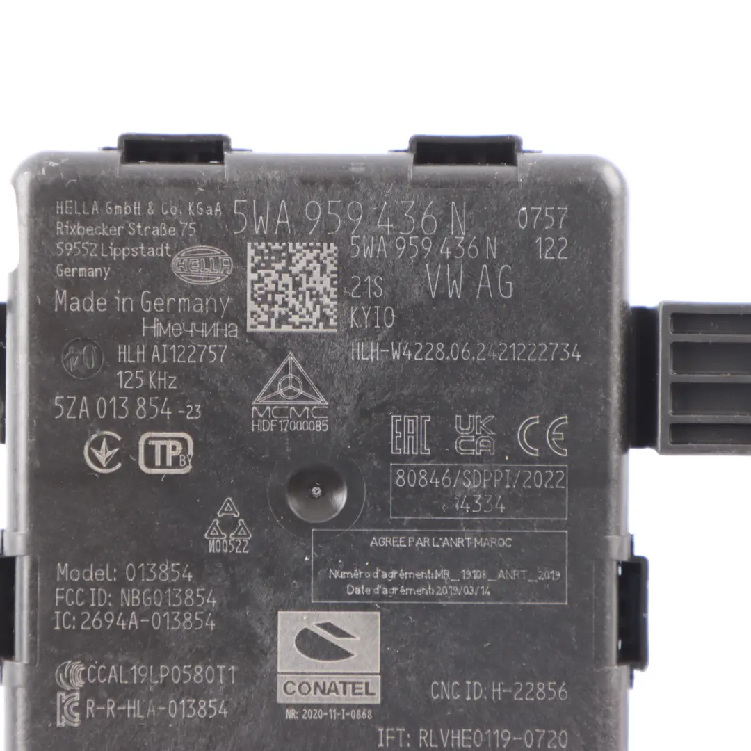 8Y Keyless Control Module Unit ECU to Audi S3 with Part number 5WA959436N Audi S3 8Y Keyless Control Module Unit ECU - SKU 5WA959436N - Part number 5WA959436N