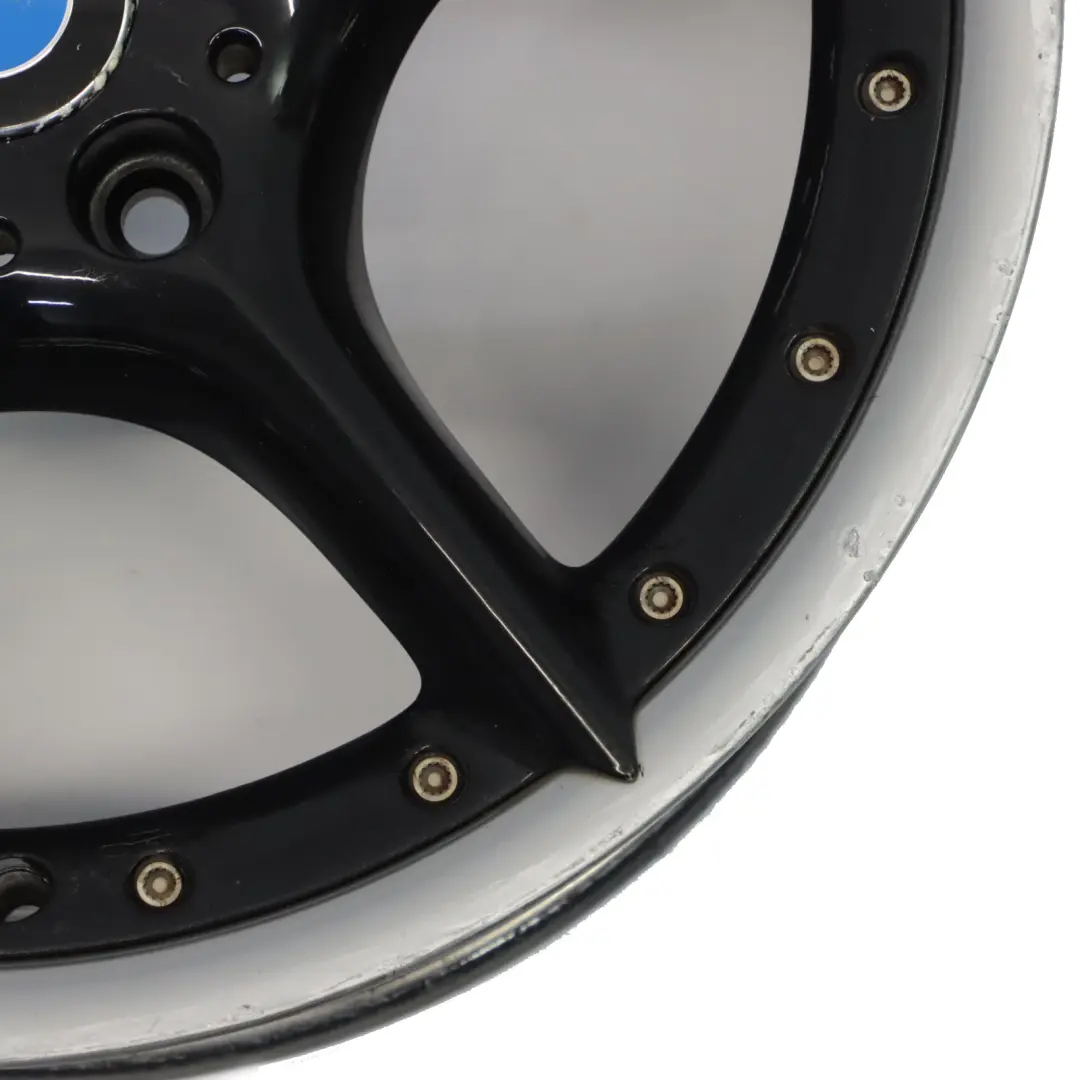 BMW Z4 E85 E86 Noir Jante Alliage Avant 18" ET:47 8J flèche l'étoile 108 - SKU 6758194-3 - Numéro de pièce 6758194