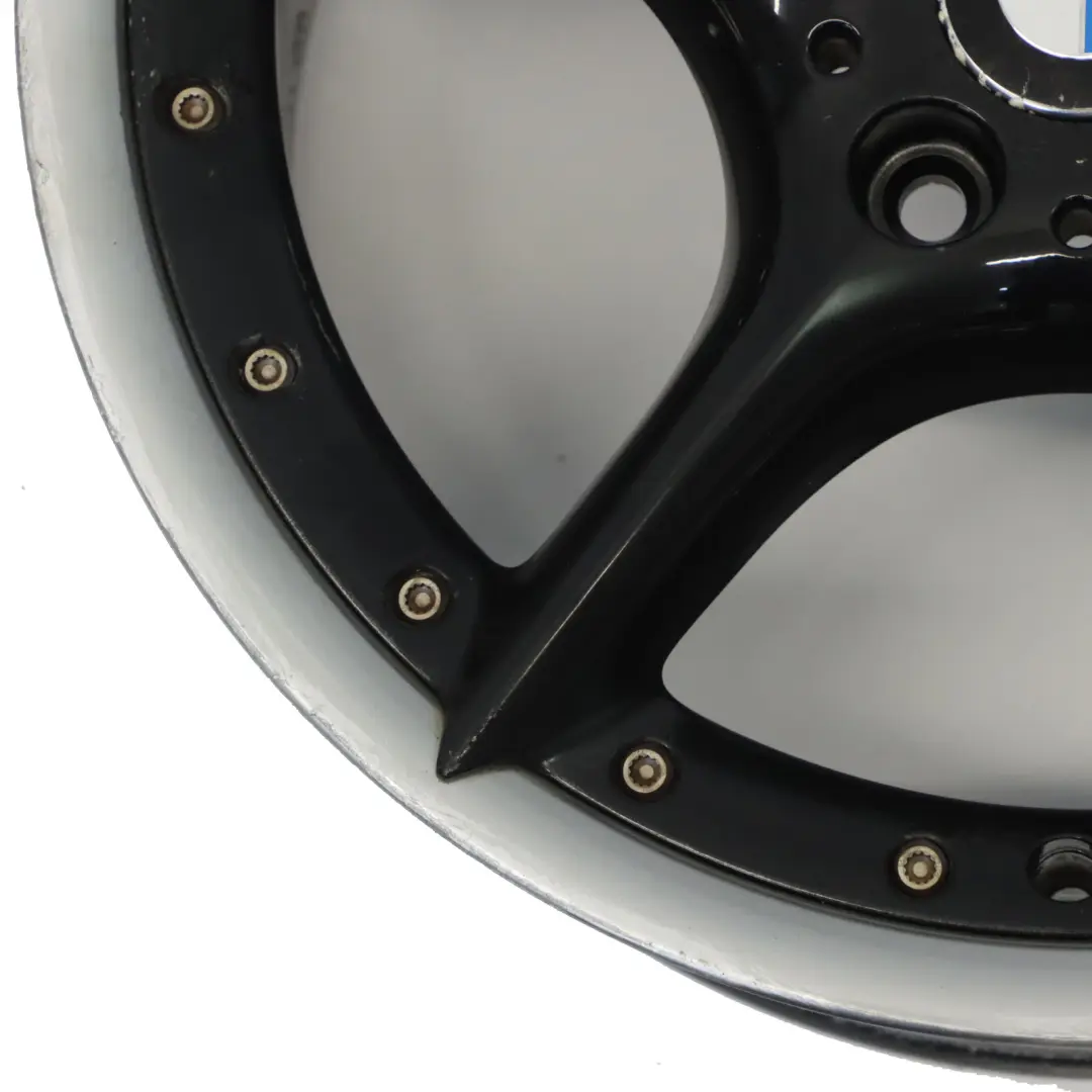 BMW Z4 E85 E86 Noir Jante Alliage Avant 18" ET:47 8J flèche l'étoile 108 - SKU 6758194-3 - Numéro de pièce 6758194