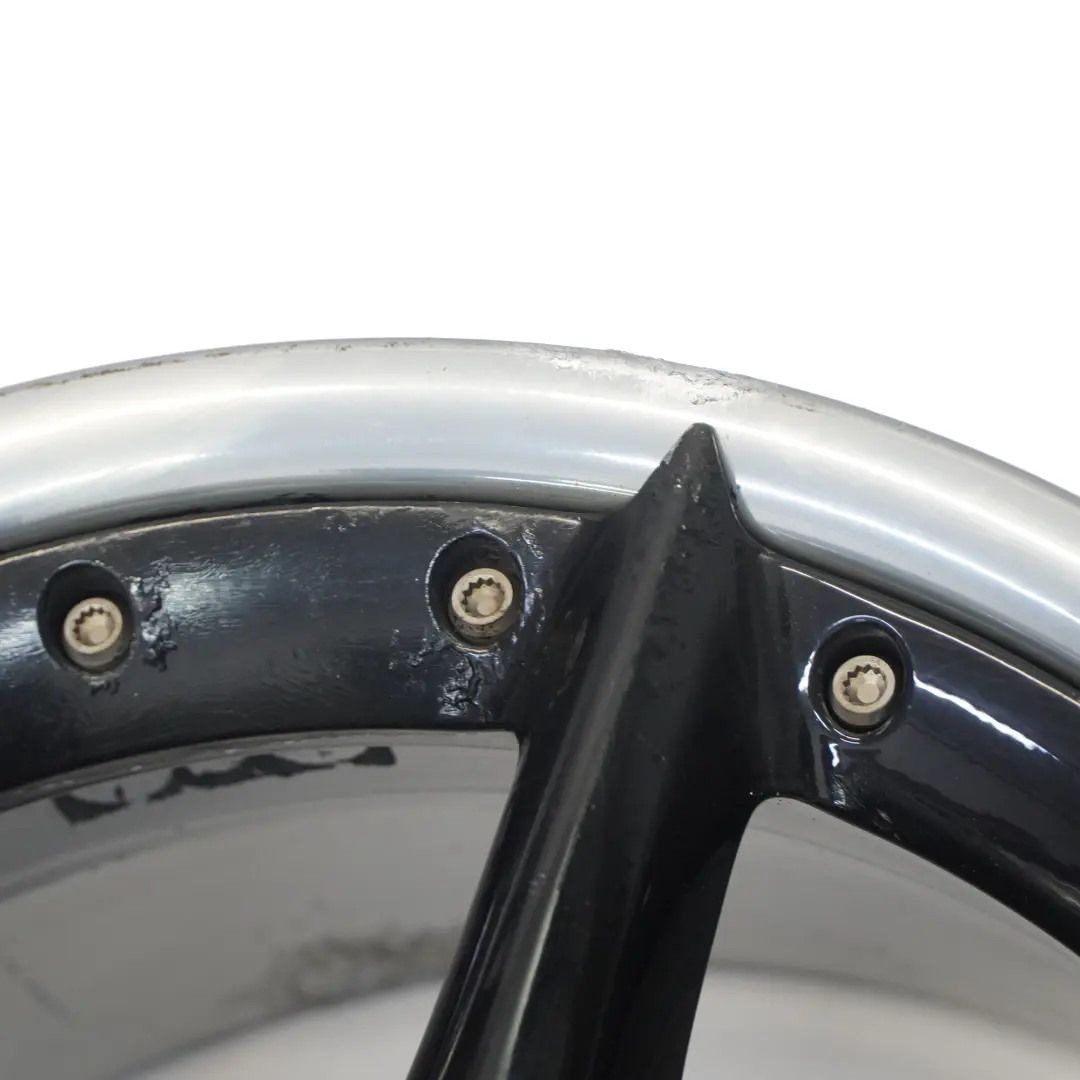 BMW Z4 E85 E86 Cerchio lega posteriore nero 18" 8,5J ET50 Star Spoke 108 - SKU 6758195-3 - Numero di parte 6758195