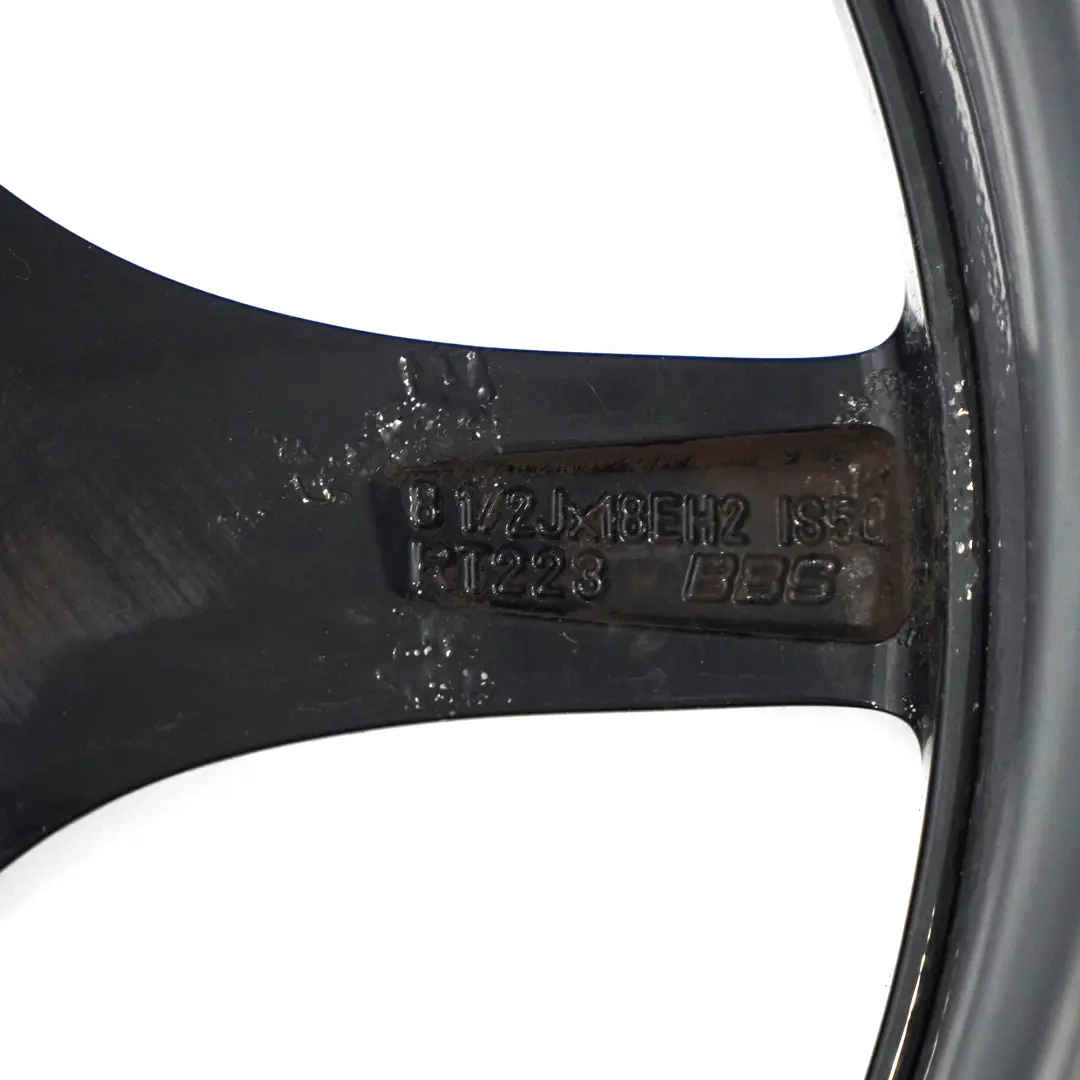BMW Z4 E85 E86 Schwarz Hintere Alufelge 18" 8,5J ET:50 Sternspeiche 108 - SKU 6758195-4 - Teilenummer 6758195