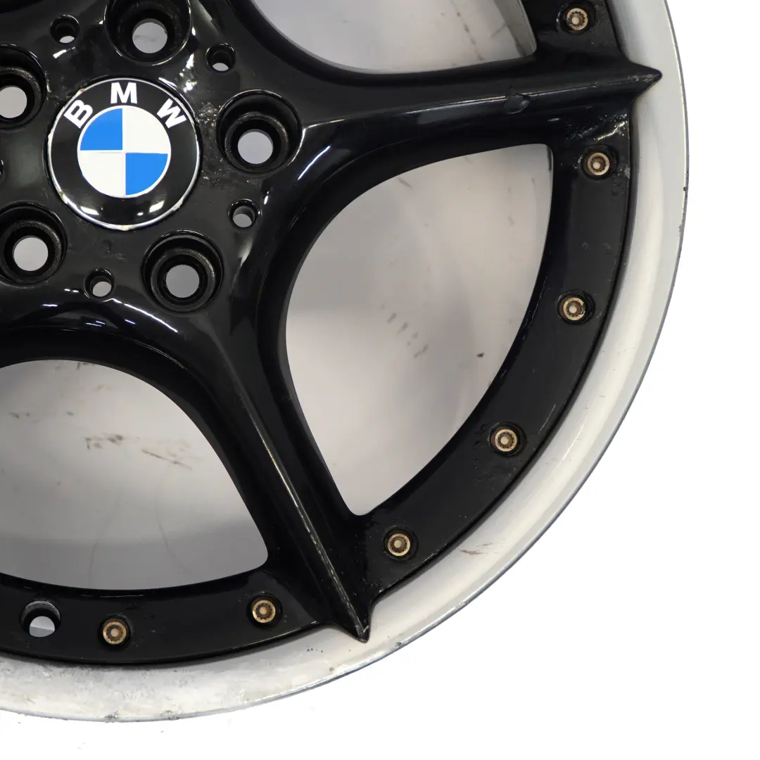 BMW Z4 E85 E86 Cerchio posteriore nero lega 18" 8,5J ET50 Star Spoke 108 - SKU 6758195-4 - Numero di parte 6758195