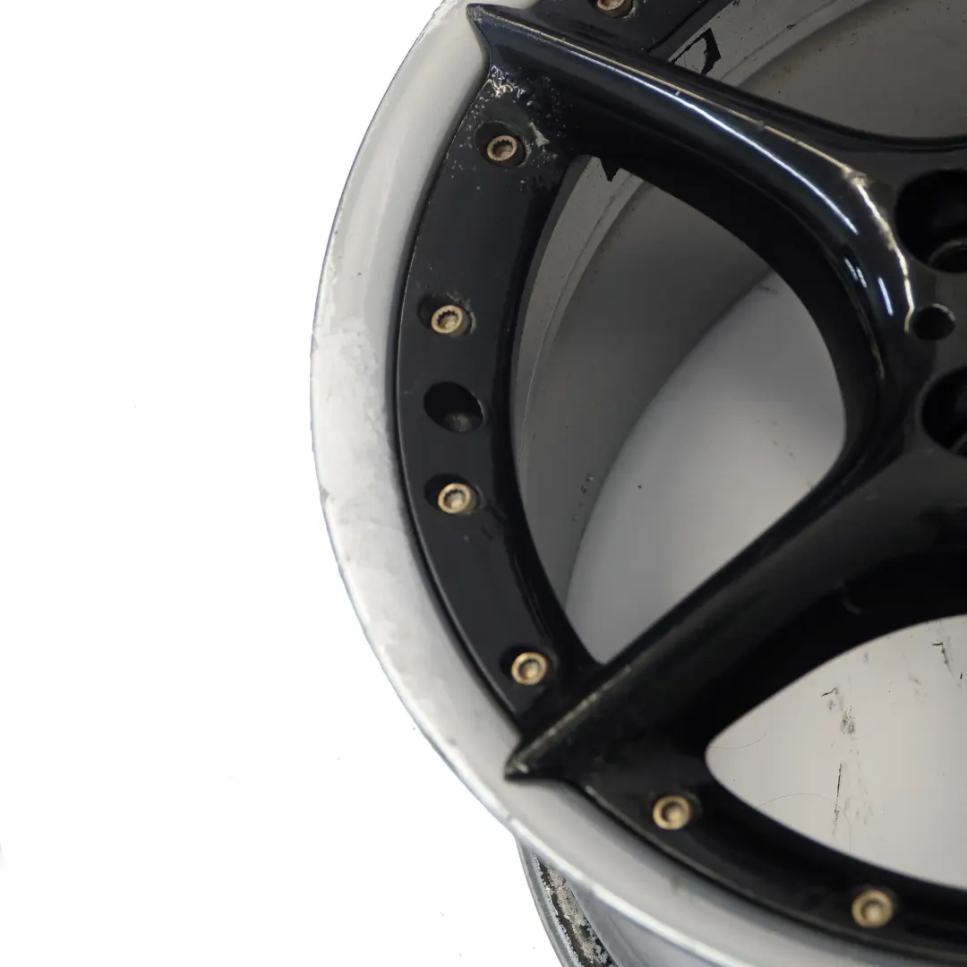 BMW Z4 E85 E86 Cerchio posteriore nero lega 18" 8,5J ET50 Star Spoke 108 - SKU 6758195-4 - Numero di parte 6758195