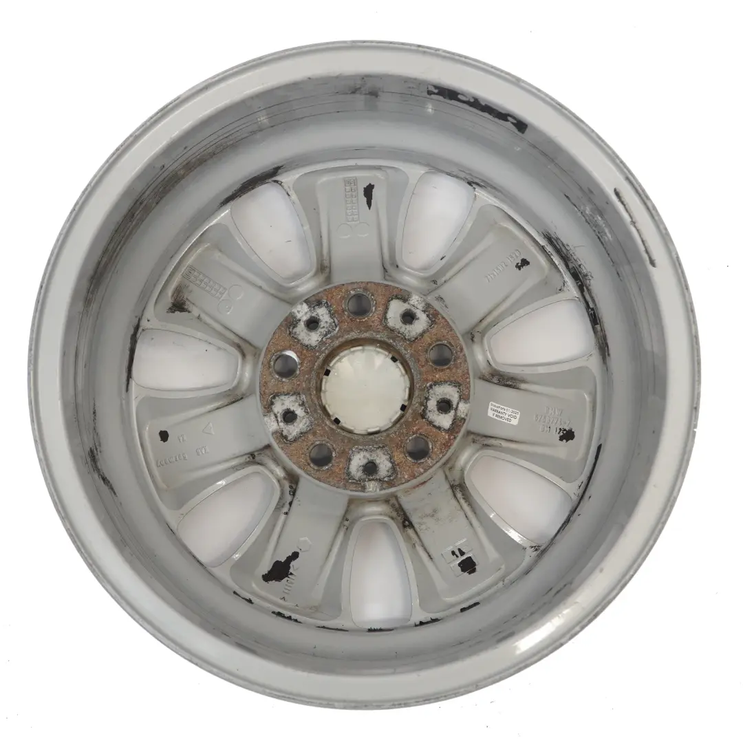 BMW 5 er E60 E61 Silber Scheibenrad Leichtmetall 115 16" 7J ET:20 - SKU 6758774-3 - Teilenummer 6758774
