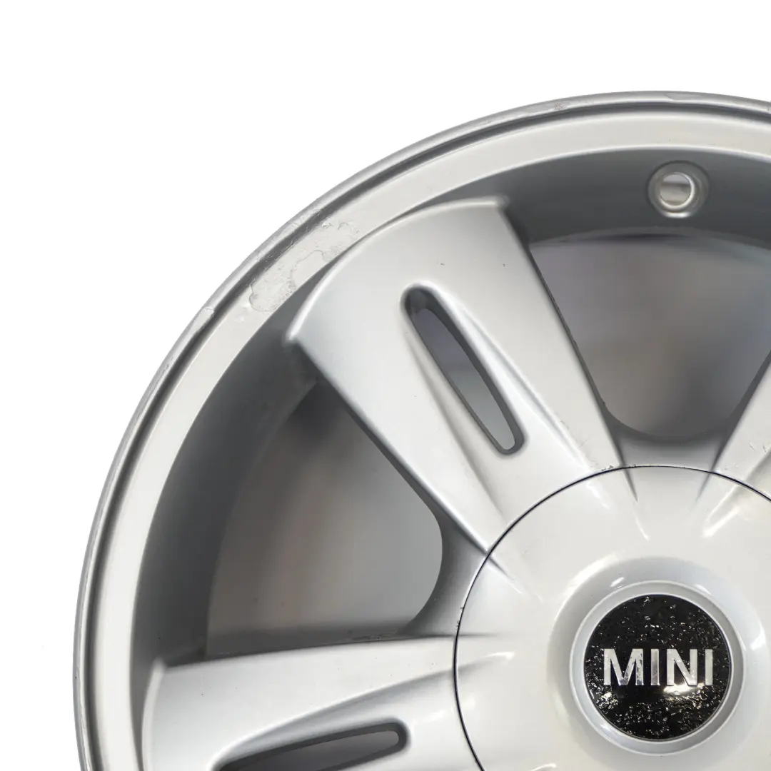 Mini Cooper One R50 R52 Silver Wheel Alloy Rim 15" ET:45 5,5J 5 Star Rocket 93 - SKU 6763295-4 - Part number 6763295
