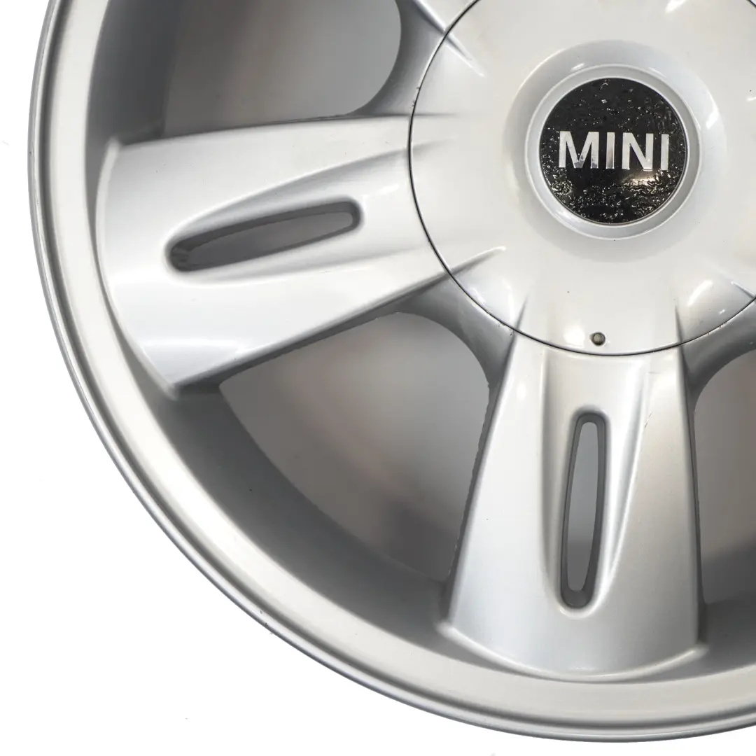 Mini Cooper One R50 R52 Silver Wheel Alloy Rim 15" ET:45 5,5J 5 Star Rocket 93 - SKU 6763295-4 - Part number 6763295