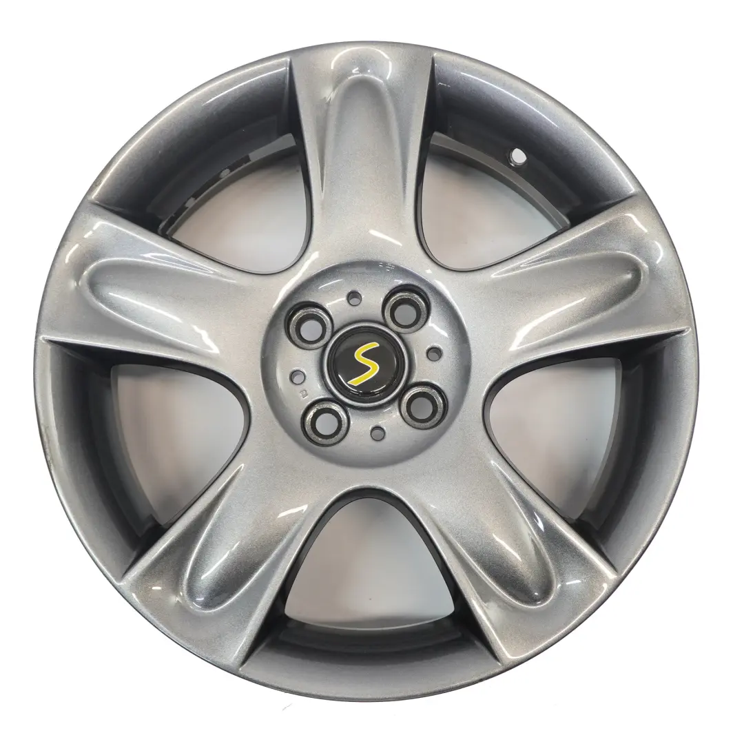 Grey Wheel Alloy Rim 17" ET:48 7J 5-Star 91 to Mini Cooper One R50 R52 R53 with Part number 6763299 Mini Cooper One R50 R52 R53 Grey Wheel Alloy Rim 17" ET:48 7J 5-Star 91 - SKU 6763299-7 - Part number 6763299