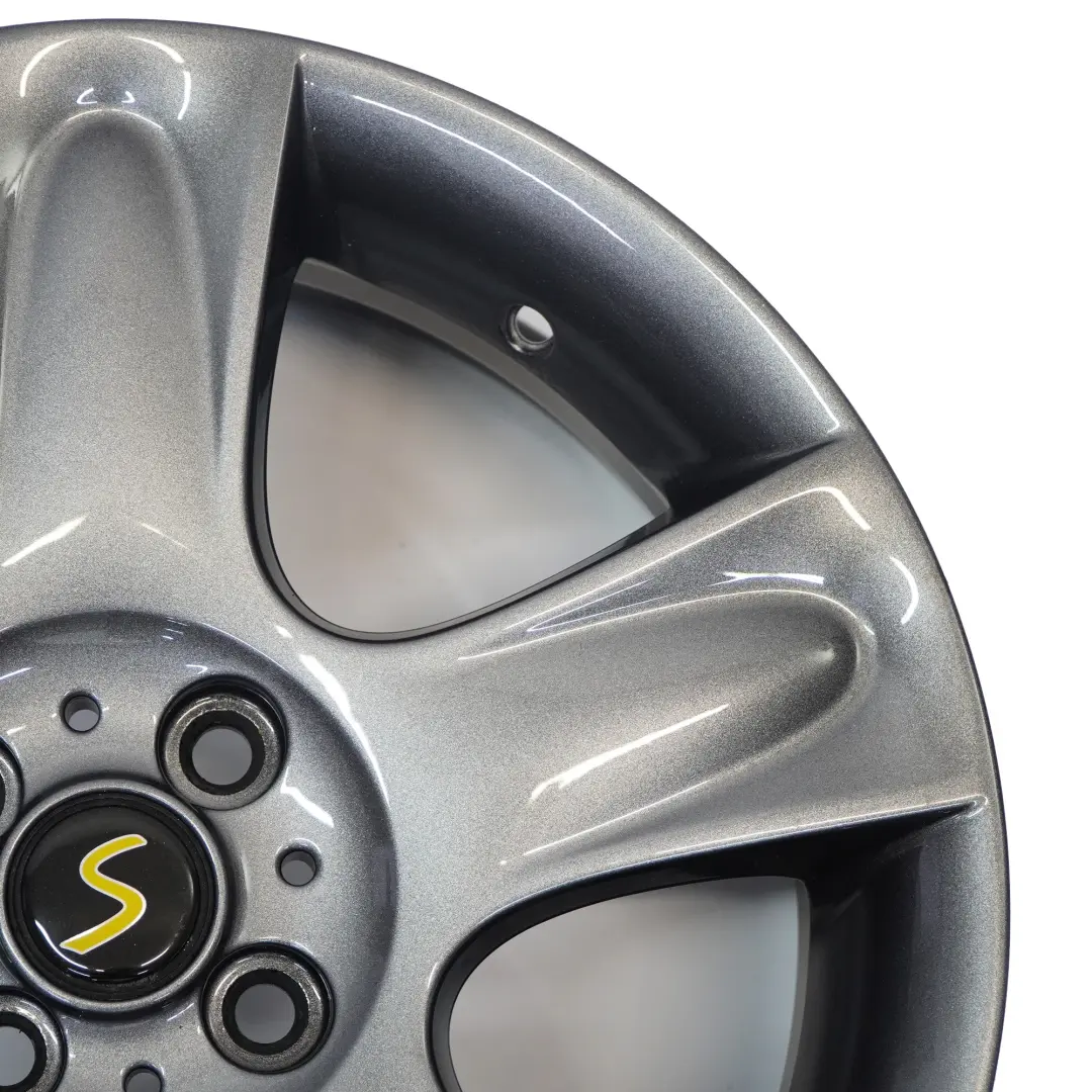 Grey Wheel Alloy Rim 17" ET:48 7J 5-Star 91 to Mini Cooper One R50 R52 R53 with Part number 6763299 Mini Cooper One R50 R52 R53 Grey Wheel Alloy Rim 17" ET:48 7J 5-Star 91 - SKU 6763299-7 - Part number 6763299
