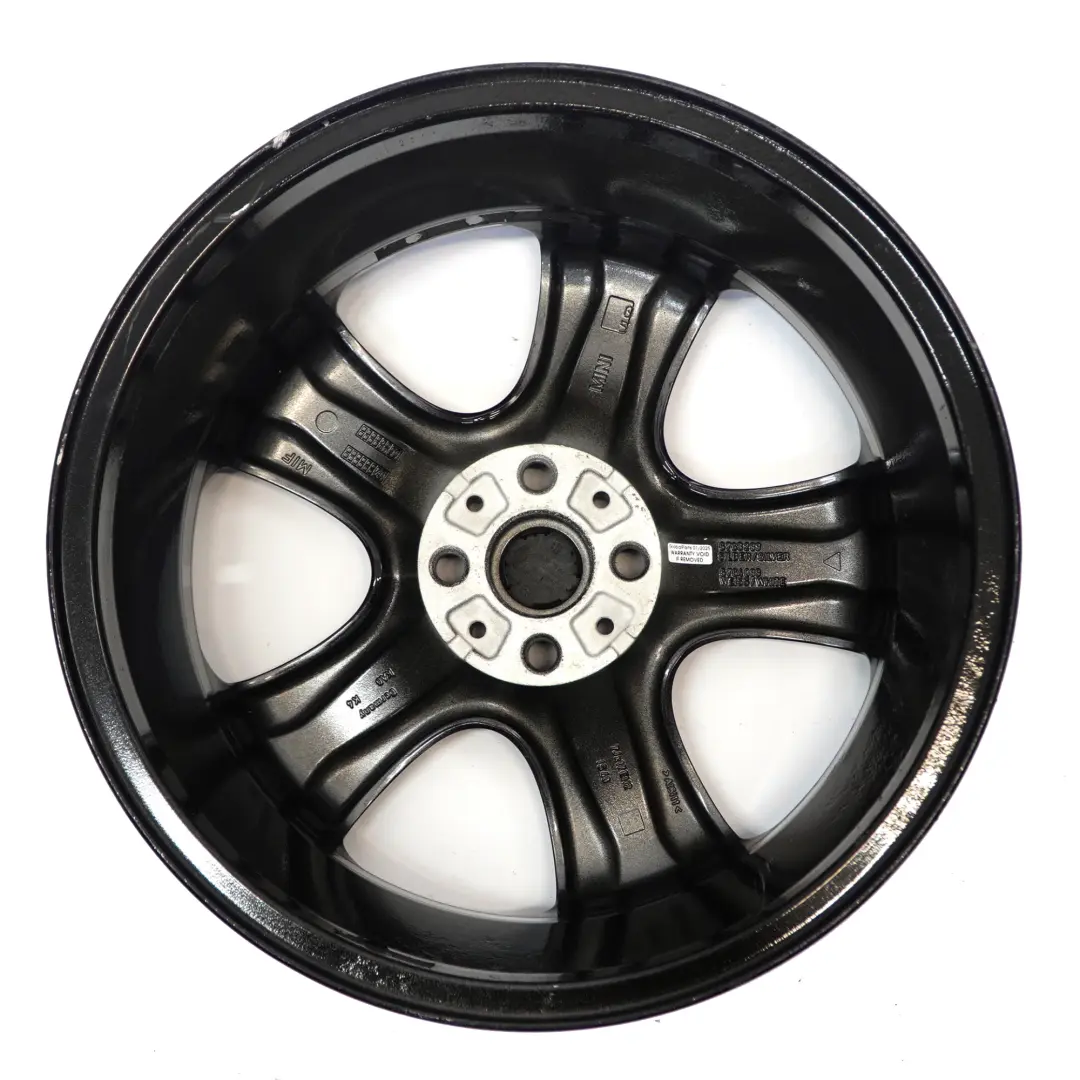 Grey Wheel Alloy Rim 17" ET:48 7J 5-Star 91 to Mini Cooper One R50 R52 R53 with Part number 6763299 Mini Cooper One R50 R52 R53 Grey Wheel Alloy Rim 17" ET:48 7J 5-Star 91 - SKU 6763299-7 - Part number 6763299