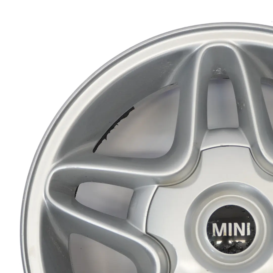 Argento Cerchio AlluMini o 16" S-WINDER 102 6,5J ET: 48 per Mini Cooper R50 R56 con numero di parte 6768584 Mini Cooper R50 R56 Argento Cerchio AlluMini o 16" S-WINDER 102 6,5J ET: 48 - SKU 6768584-1 - Numero di parte 6768584