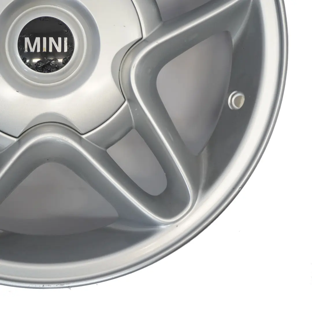Alloy Rim 16" 6,5J ET:48 S-Winder 102 to Mini Cooper One R50 R55 R56 Silver Wheel with Part number 6768584 Mini Cooper One R50 R55 R56 Silver Wheel Alloy Rim 16" 6,5J ET:48 S-Winder 102 - SKU 6768584-1 - Part number 6768584