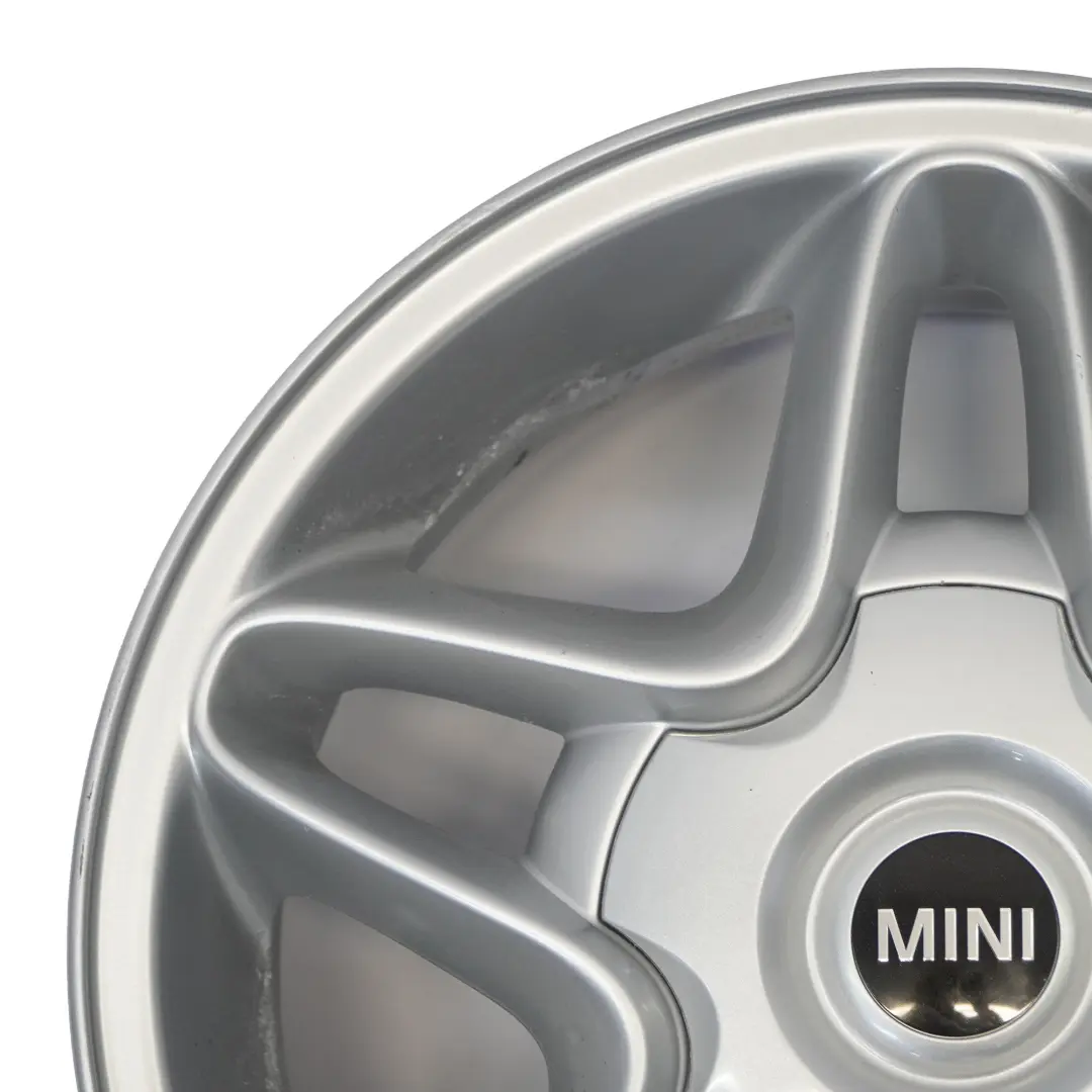 Alloy Rim 16" 6,5J ET:48 S-Winder 102 to Mini R50 R55 R56 Silver Wheel with Part number 6768584 Mini R50 R55 R56 Silver Wheel Alloy Rim 16" 6,5J ET:48 S-Winder 102 - SKU 6768584-3 - Part number 6768584