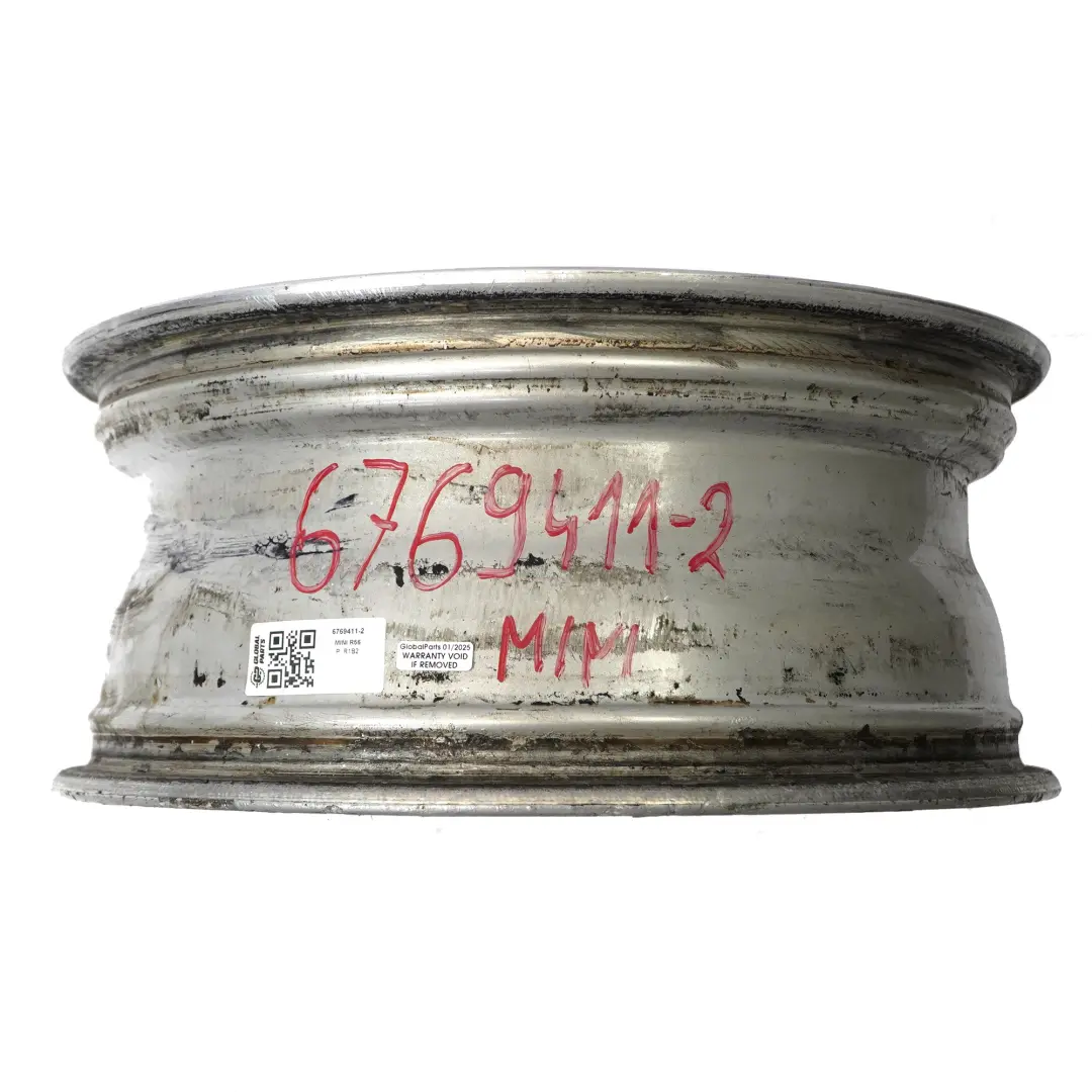 Mini Cooper One R50 R55 R56 R57 Argento Cerchio in lega 17" 7J Corona Raggi 104 - SKU 6769411-2 - Numero di parte 6769411