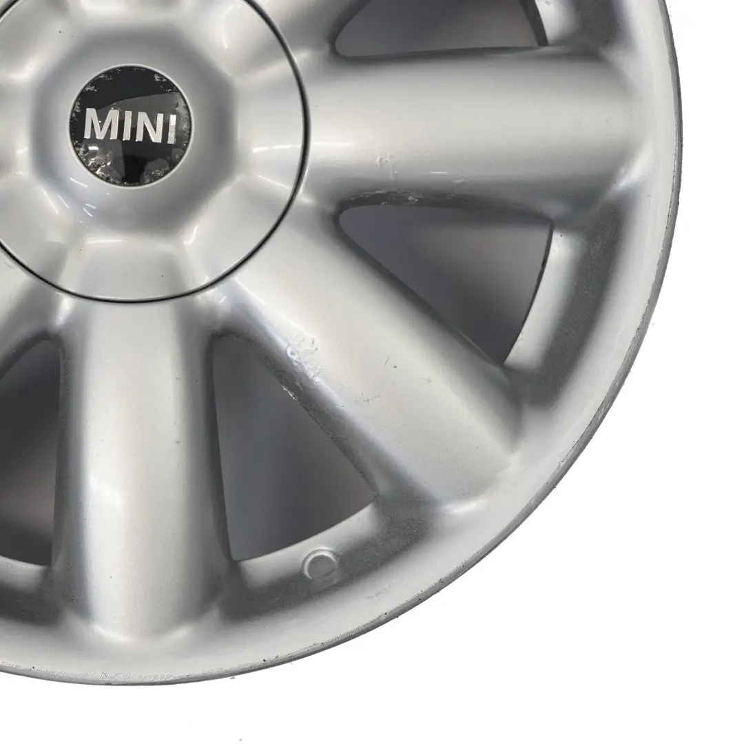 Mini Cooper One R50 R55 R56 R57 llanta aleación de plata 17 "7J Crown Spoke 104 - SKU 6769411-2 - Número de pieza 6769411