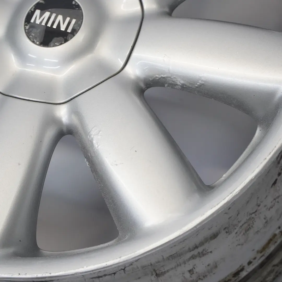 Mini Cooper One R50 R55 R56 R57 Silver Wheel Alloy Rim 17" 7J Crown Spoke 104 - SKU 6769411-2 - Part number 6769411