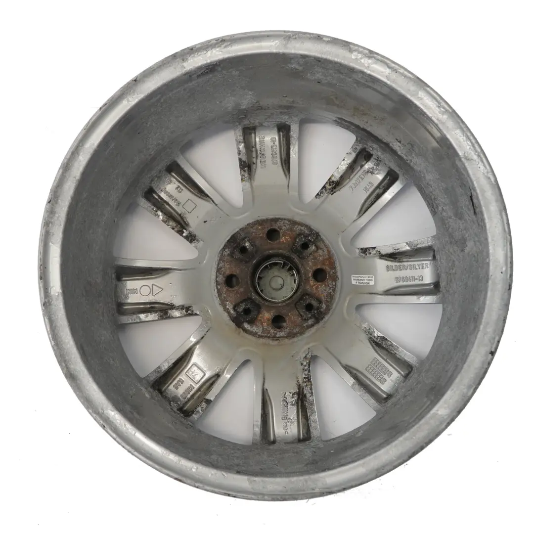 Mini Cooper One R50 R55 R56 R57 Srebrna Alufelga 17" 7J Crown Spoke 104 - SKU 6769411-2 - Numer Części 6769411