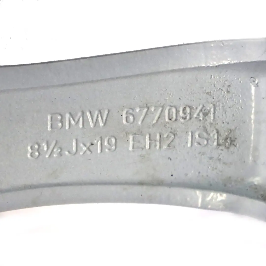 BMW E63 E64 Srebrna Felga Aluminiowa 19" Star Spoke 218 8,5J ET:14 - SKU 6770941-3 - Numer Części 6770941