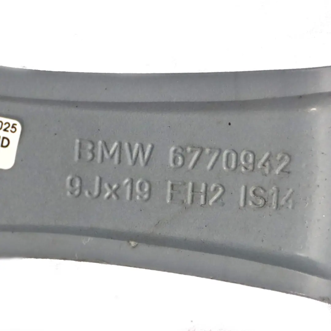 BMW E63 E64 Llanta de aleación ligera 19" Star Spoke 218 9J ET:14 - SKU 6770942-4 - Número de pieza 6770942