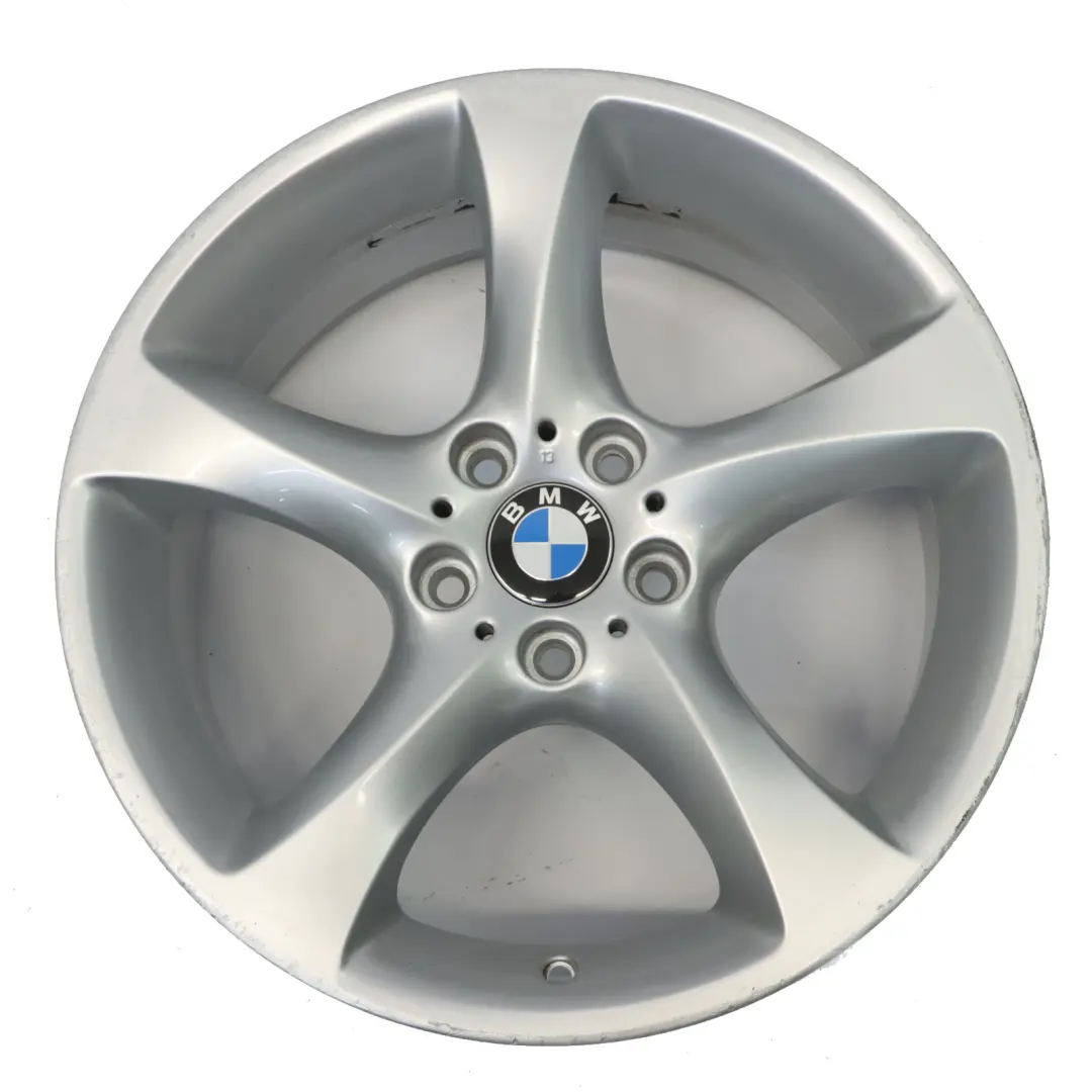 Front Silver Wheel Alloy Rim 19" 8J ET:37 Star Spoke 230 to BMW E90 E91 E92 E93 with Part number 6785002 BMW E90 E91 E92 E93 Front Silver Wheel Alloy Rim 19" 8J ET:37 Star Spoke 230 - SKU 6774724-3 - Part number 6785002
