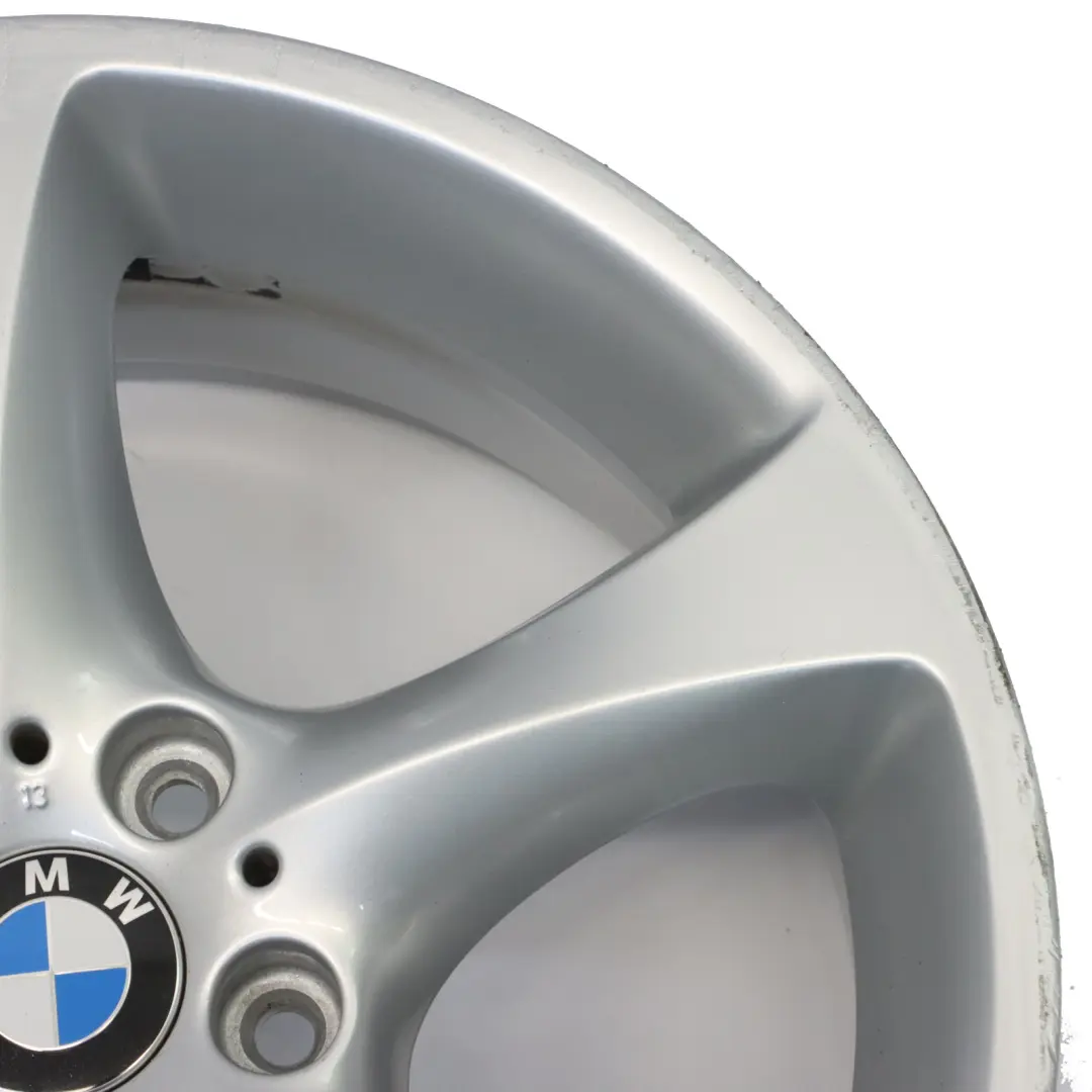 Front Silver Wheel Alloy Rim 19" 8J ET:37 Star Spoke 230 to BMW E90 E91 E92 E93 with Part number 6785002 BMW E90 E91 E92 E93 Front Silver Wheel Alloy Rim 19" 8J ET:37 Star Spoke 230 - SKU 6774724-3 - Part number 6785002
