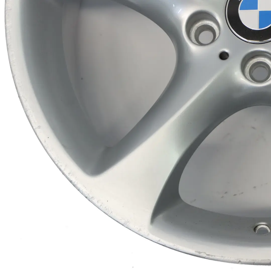 Front Silver Wheel Alloy Rim 19" 8J ET:37 Star Spoke 230 to BMW E90 E91 E92 E93 with Part number 6785002 BMW E90 E91 E92 E93 Front Silver Wheel Alloy Rim 19" 8J ET:37 Star Spoke 230 - SKU 6774724-3 - Part number 6785002