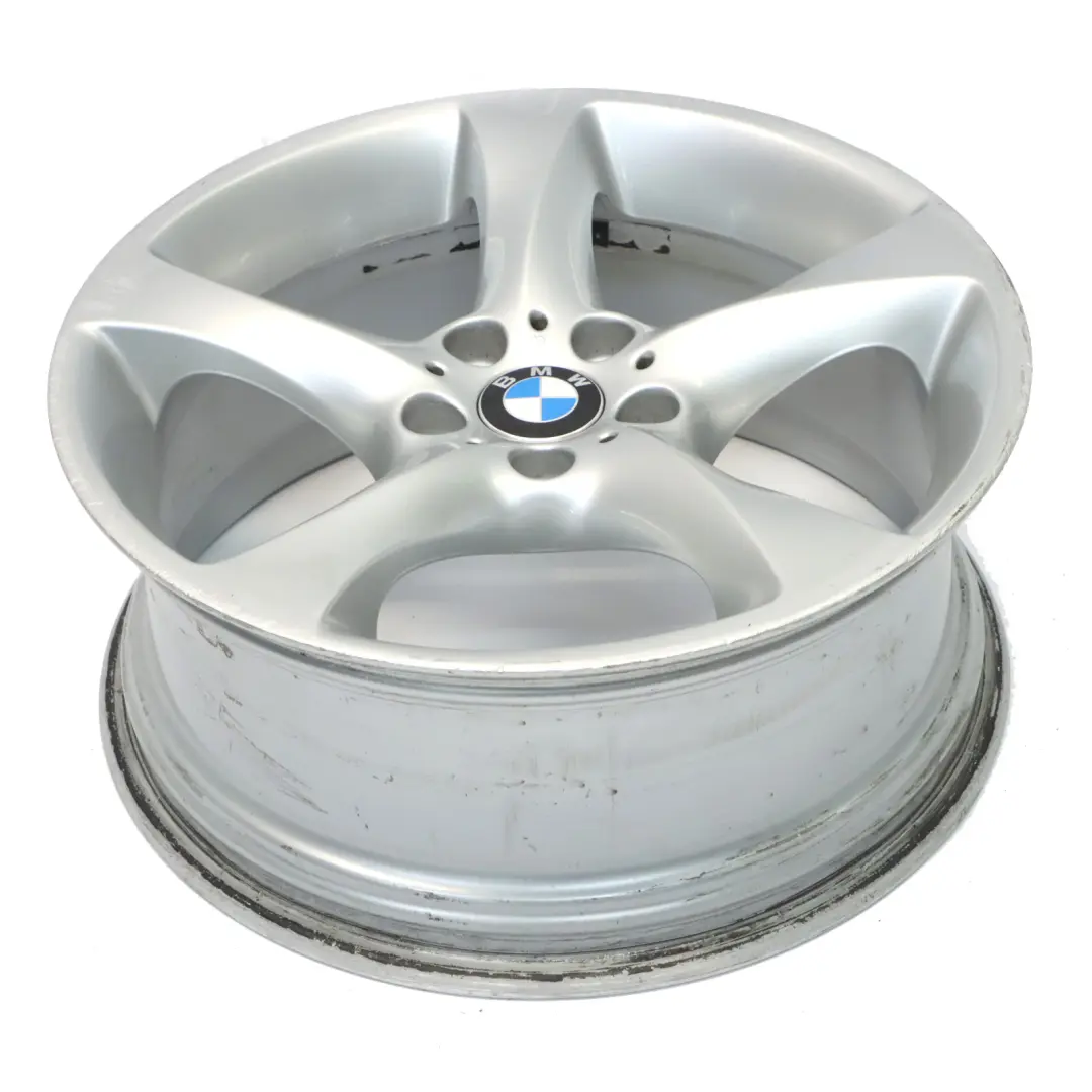 Front Silver Wheel Alloy Rim 19" 8J ET:37 Star Spoke 230 to BMW E90 E91 E92 E93 with Part number 6785002 BMW E90 E91 E92 E93 Front Silver Wheel Alloy Rim 19" 8J ET:37 Star Spoke 230 - SKU 6774724-3 - Part number 6785002